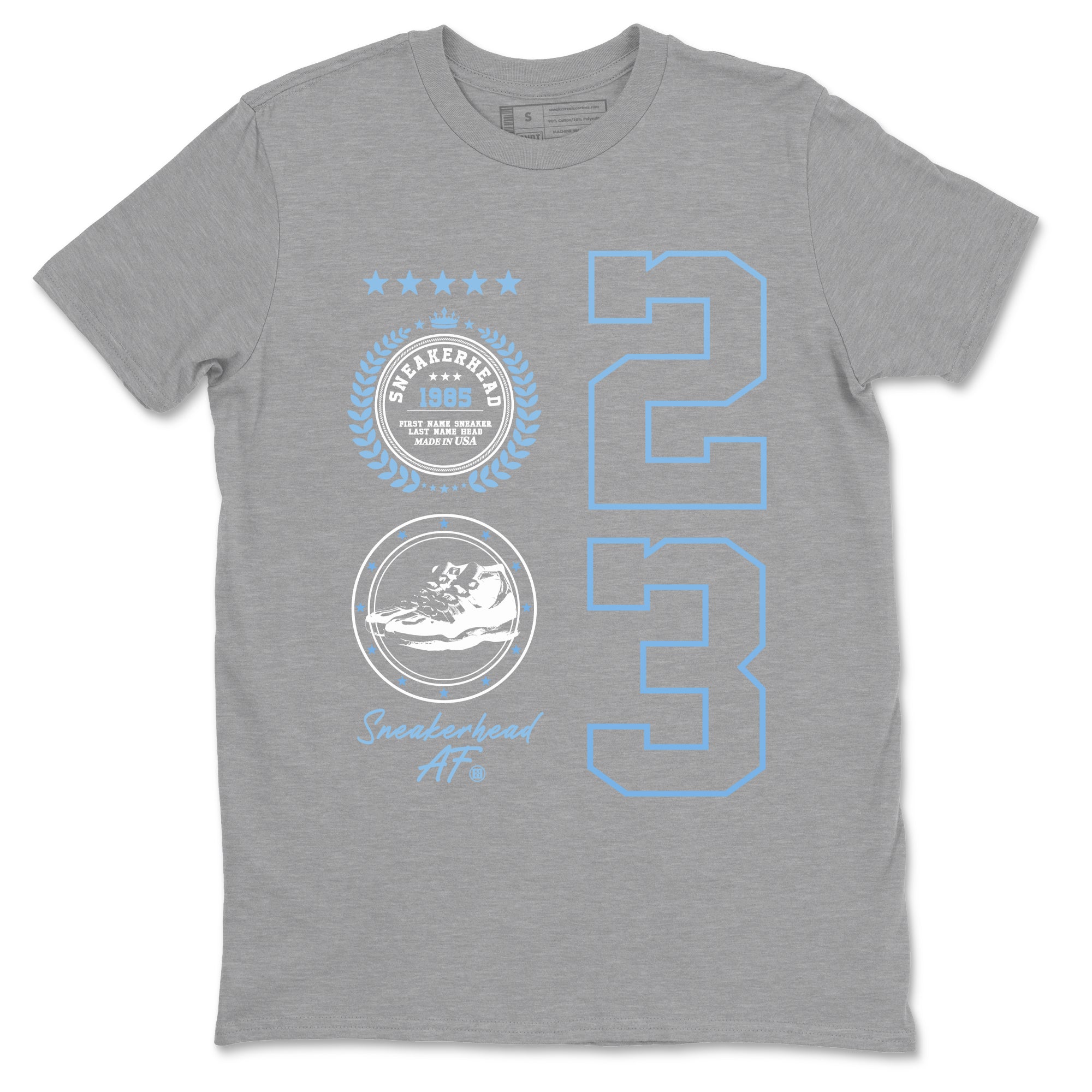 Sneaker Emblem Sneaker Tees - Air Jordan 11 Legend Blue