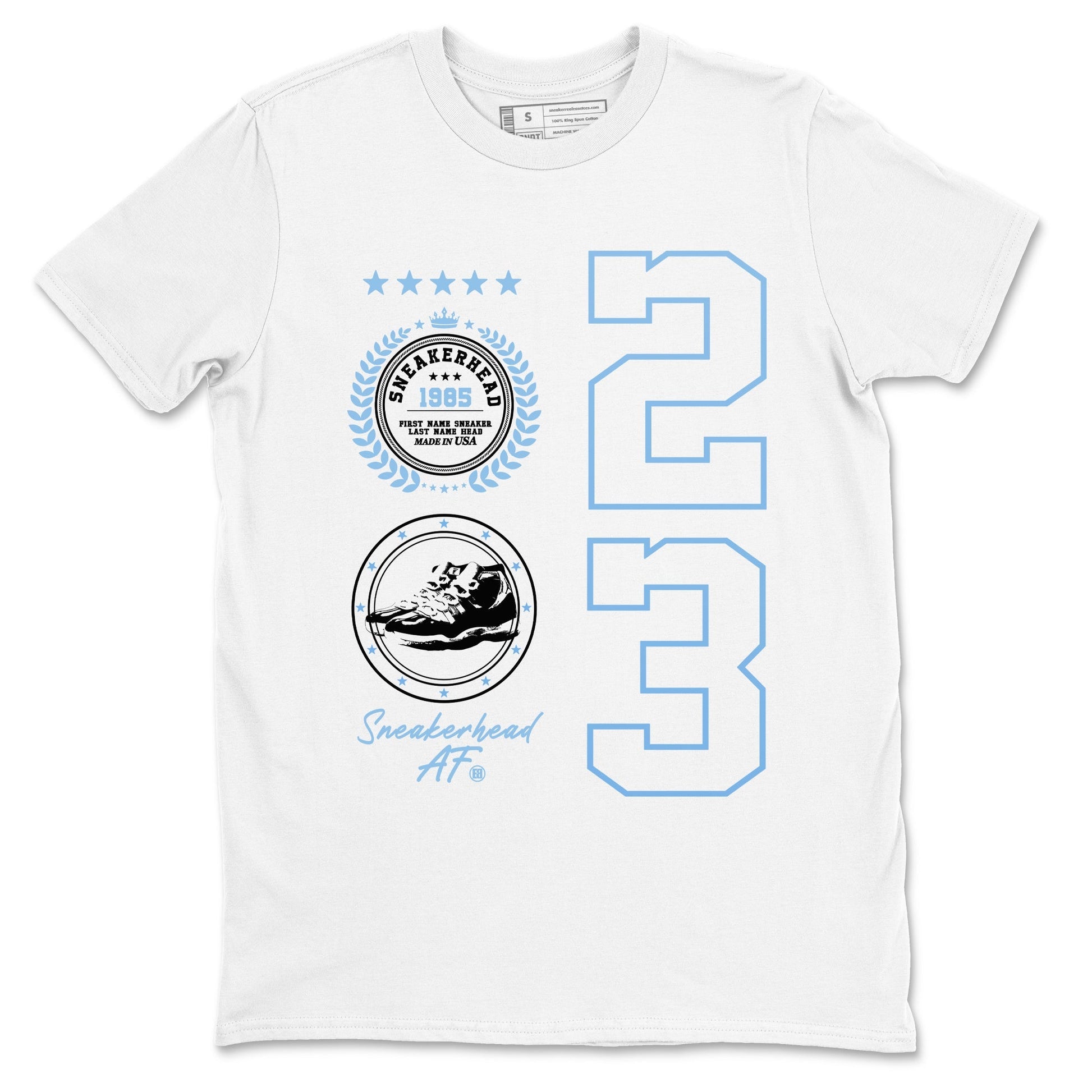 Sneaker Emblem Sneaker Tees - Air Jordan 11 Legend Blue