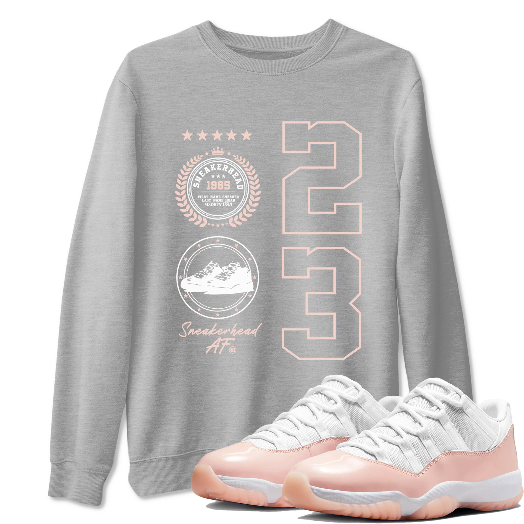 Sneaker Emblem Sneaker Tees - Air Jordan 11 Legend Pink