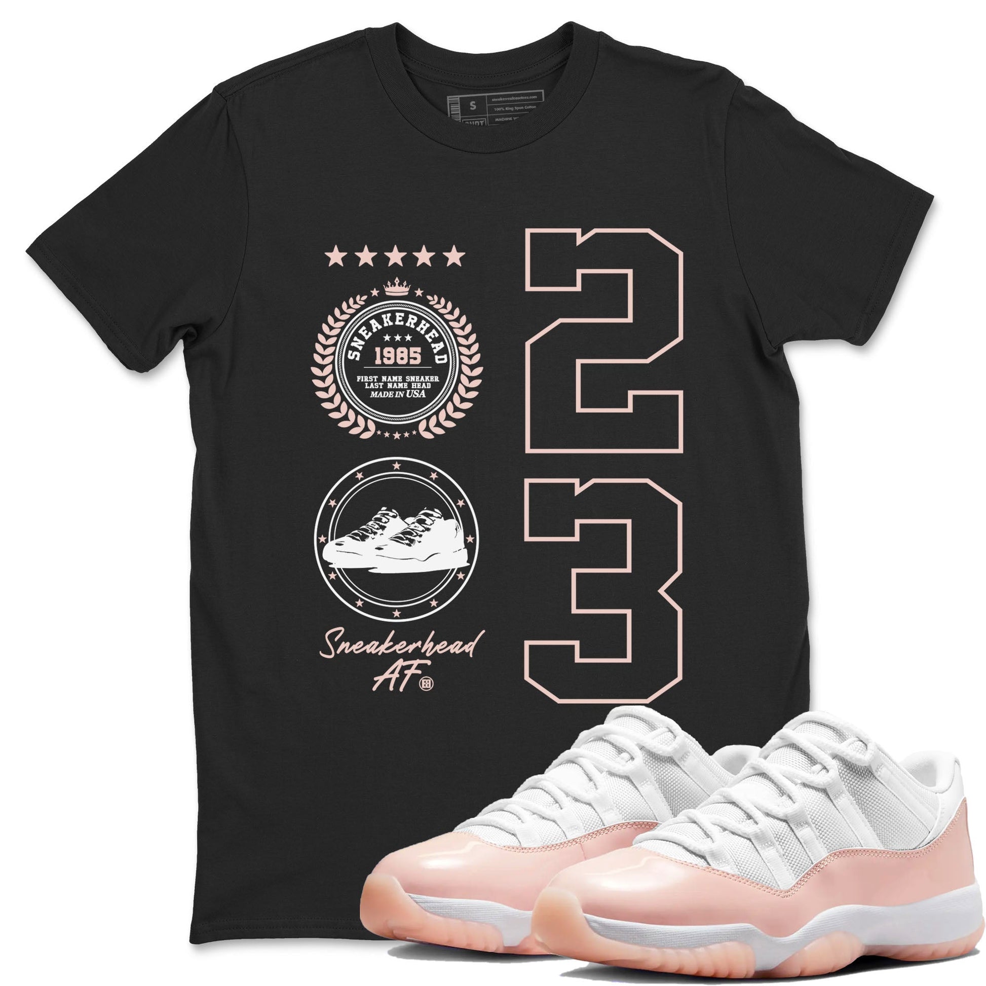 Sneaker Emblem Sneaker Tees - Air Jordan 11 Legend Pink