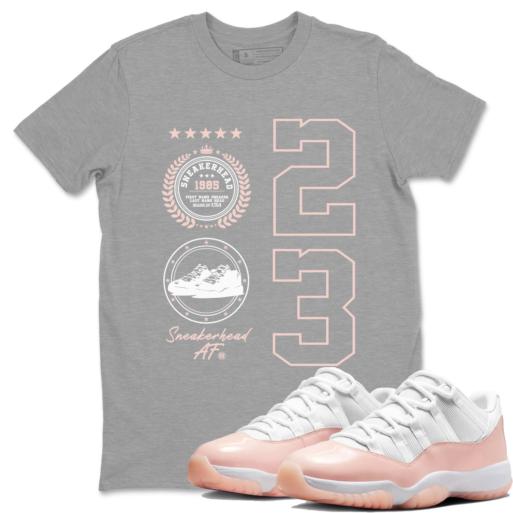 Sneaker Emblem Sneaker Tees - Air Jordan 11 Legend Pink