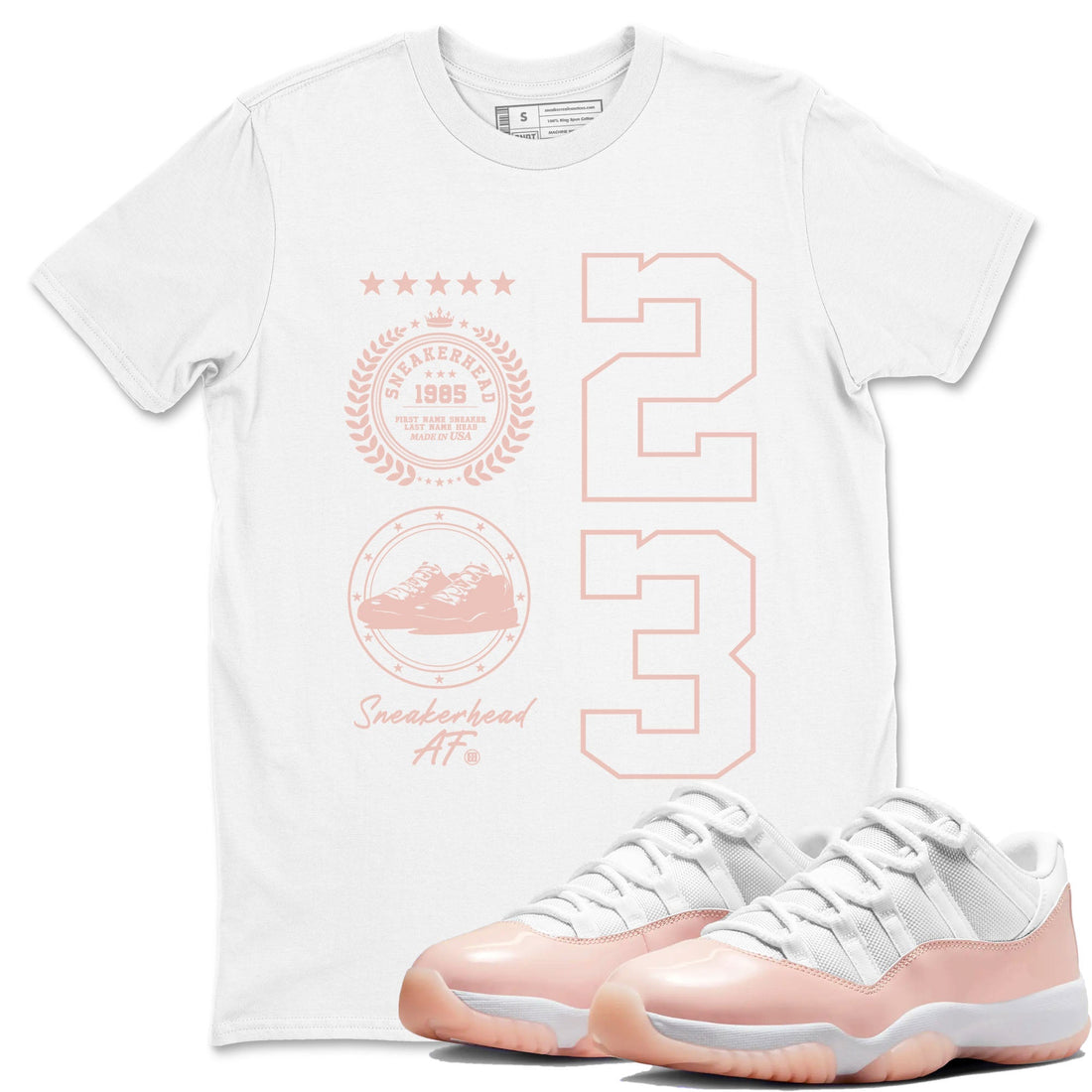 Sneaker Emblem Sneaker Tees - Air Jordan 11 Legend Pink