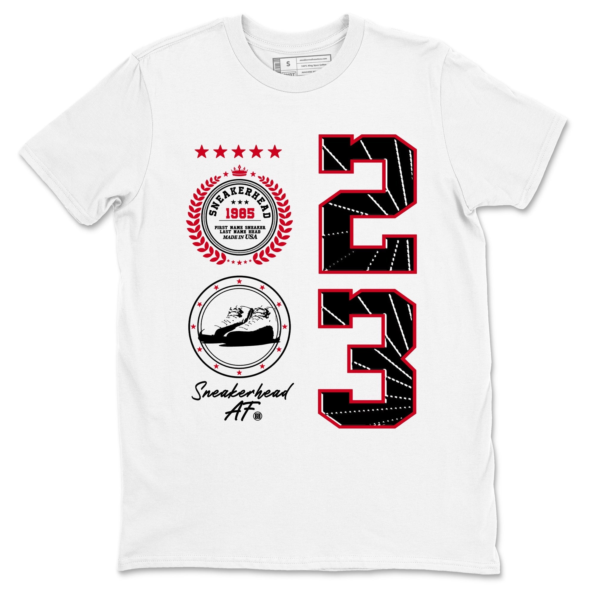 Sneaker Emblem Sneaker Tees - Air Jordan 12 Flu Game