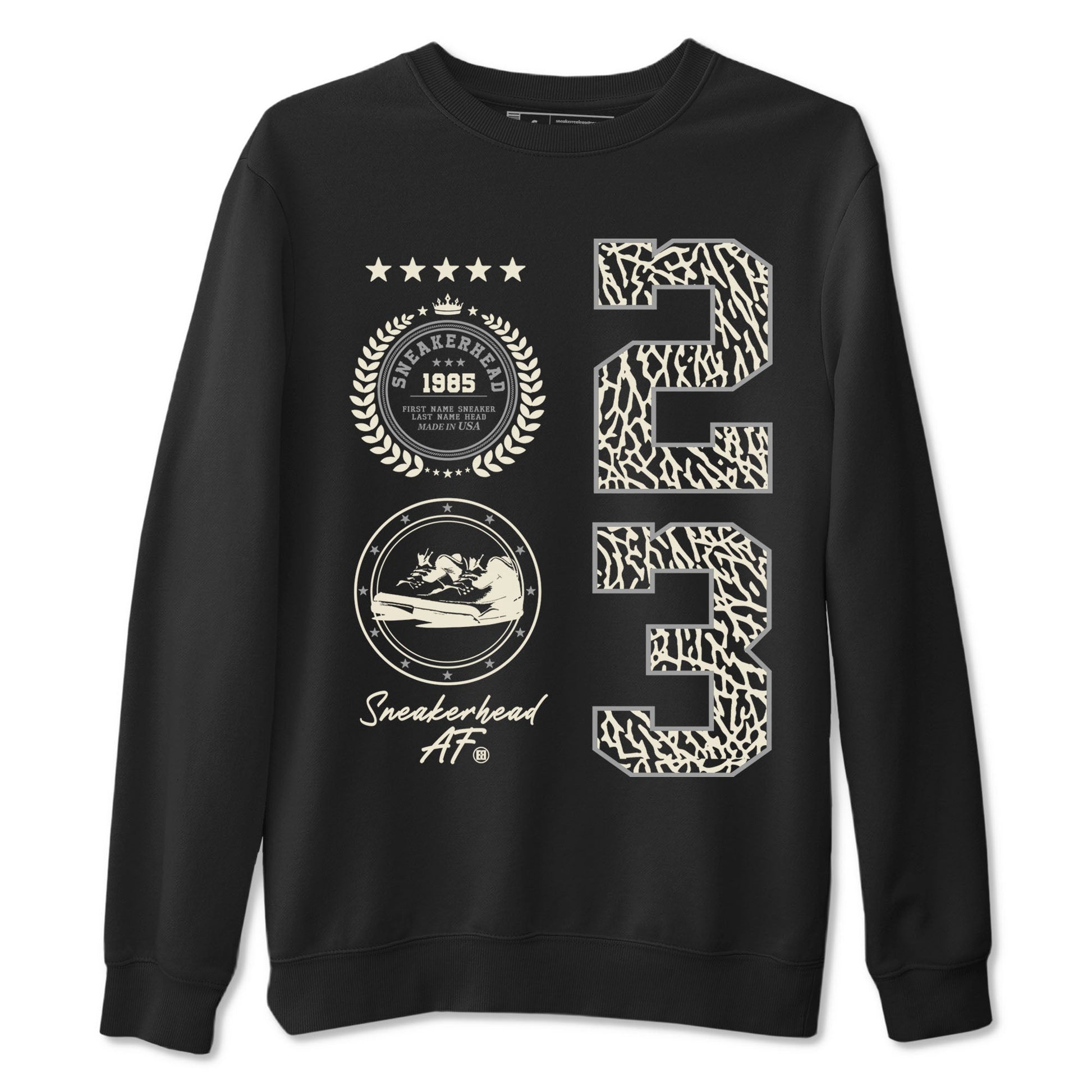 Sneaker Emblem Sneaker Tees - Air Jordan 3 Ivory