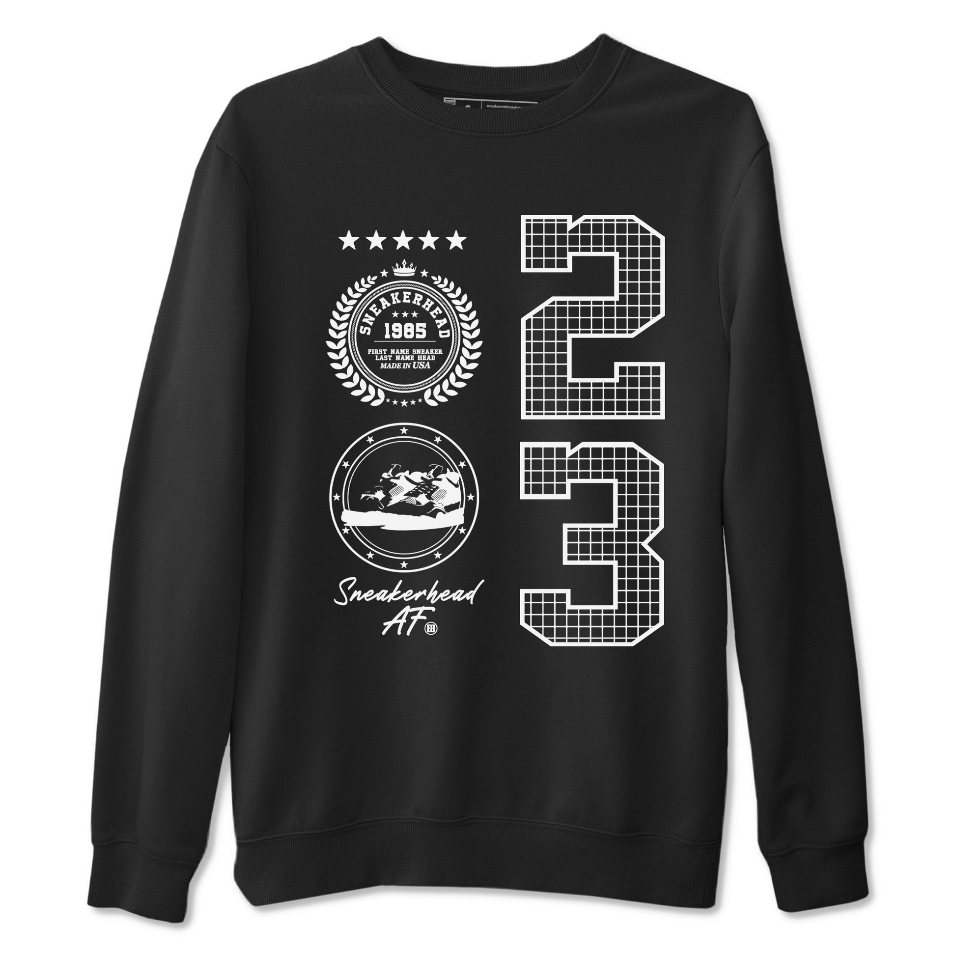 Sneaker Emblem Sneaker Tees - Air Jordan 4 White Thunder