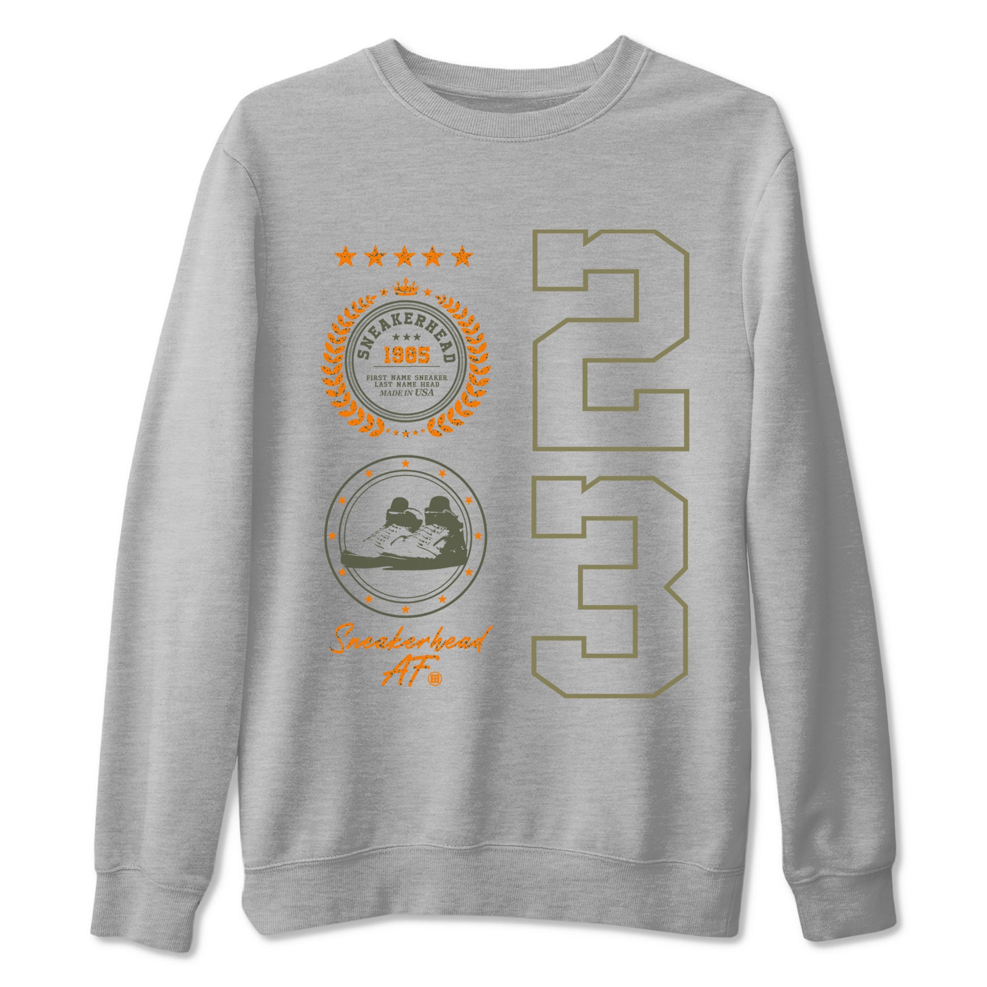 Sneaker Emblem Sneaker Tees - Air Jordan 5 Olive