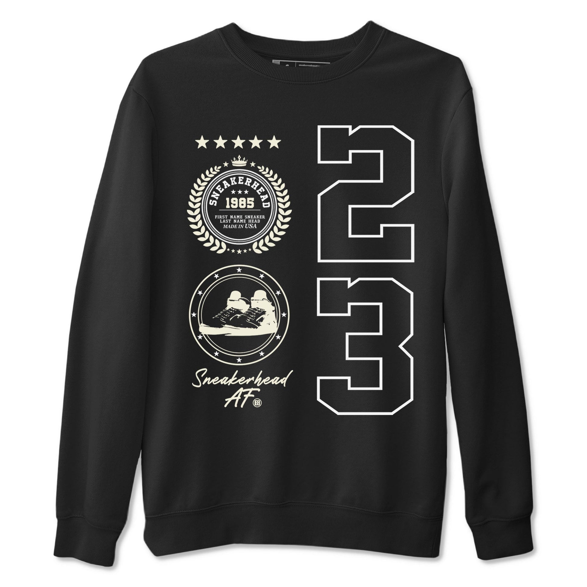 Sneaker Emblem Sneaker Tees - Air Jordan 5 Sail