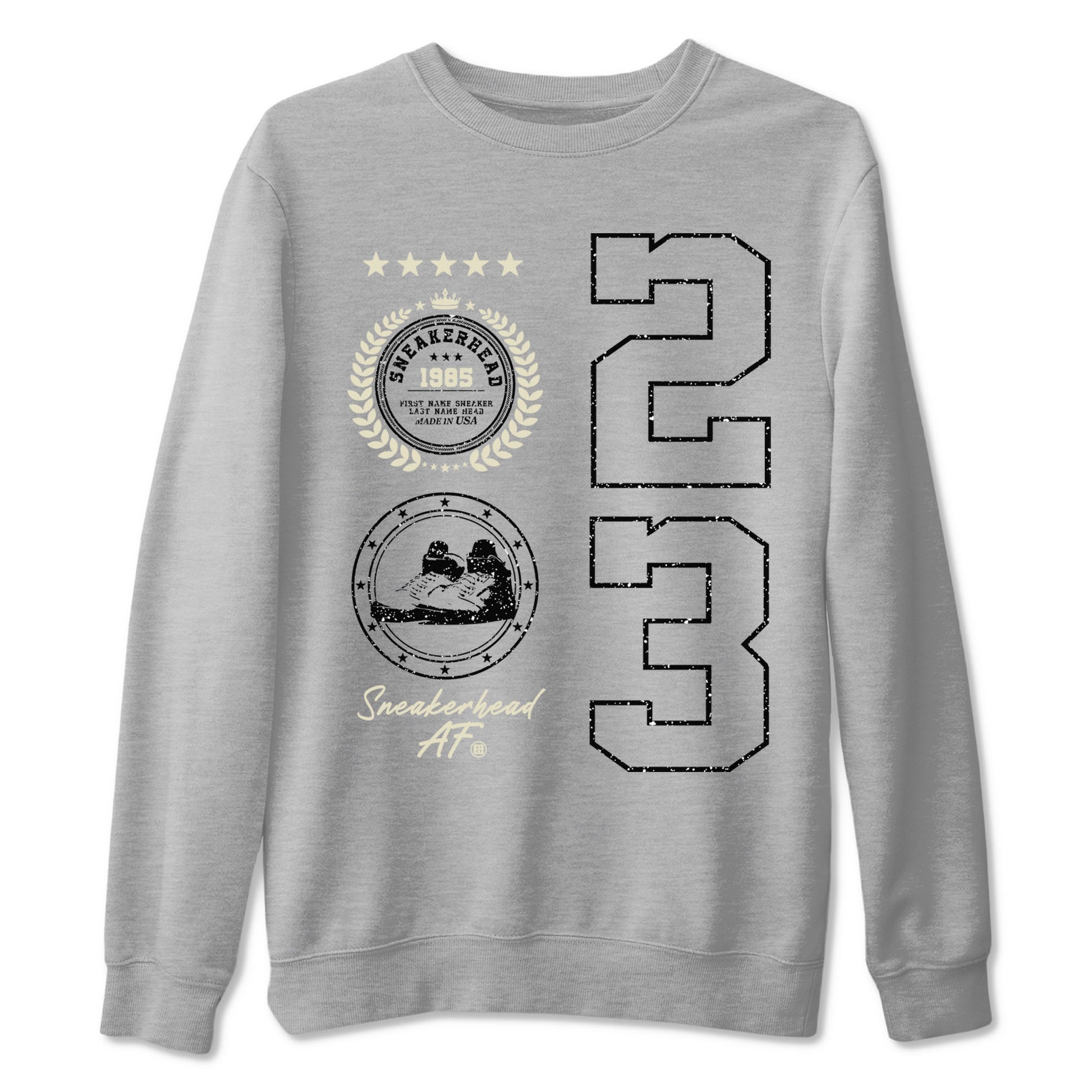 Sneaker Emblem Sneaker Tees - Air Jordan 5 Sail