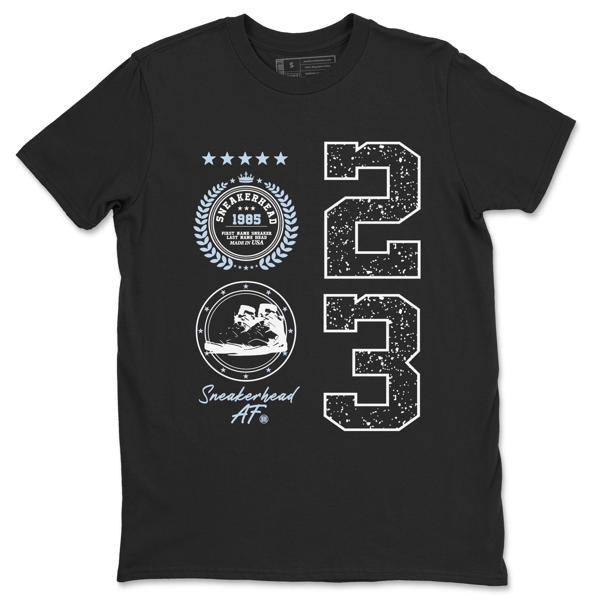 Sneaker Emblem Sneaker Tees - Air Jordan 6 White Black