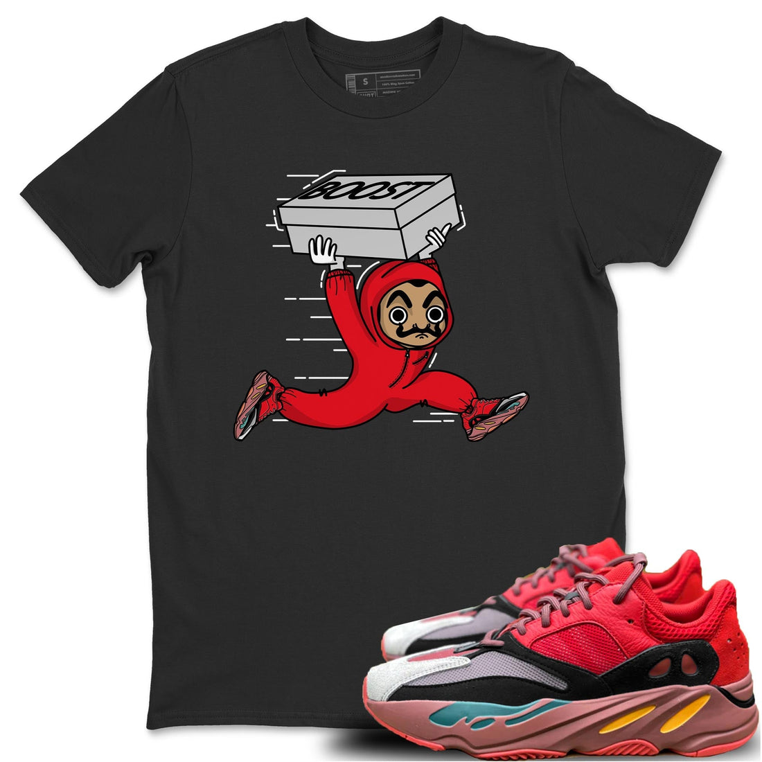 Sneaker Heist Unisex Tops - Yeezy 700 Hi-Res Red
