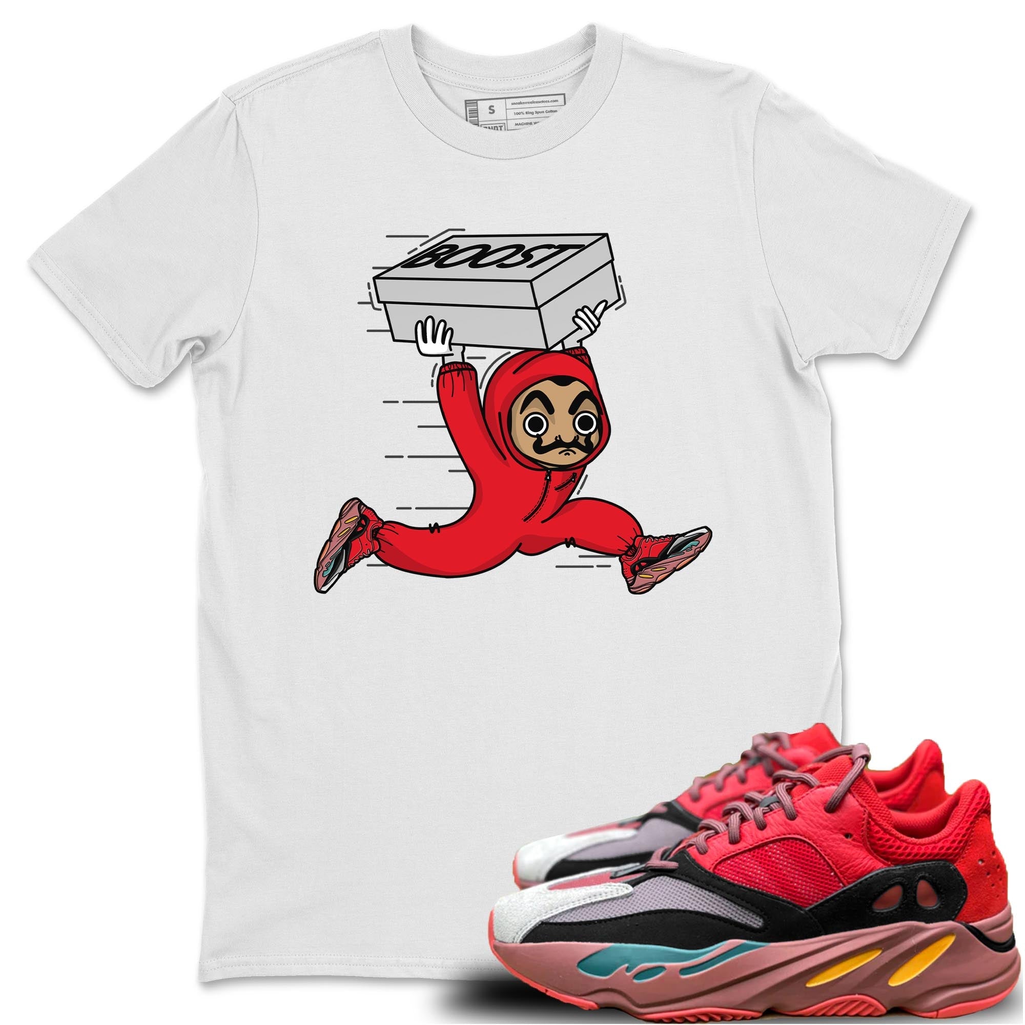 Sneaker Heist Unisex Tops - Yeezy 700 Hi-Res Red