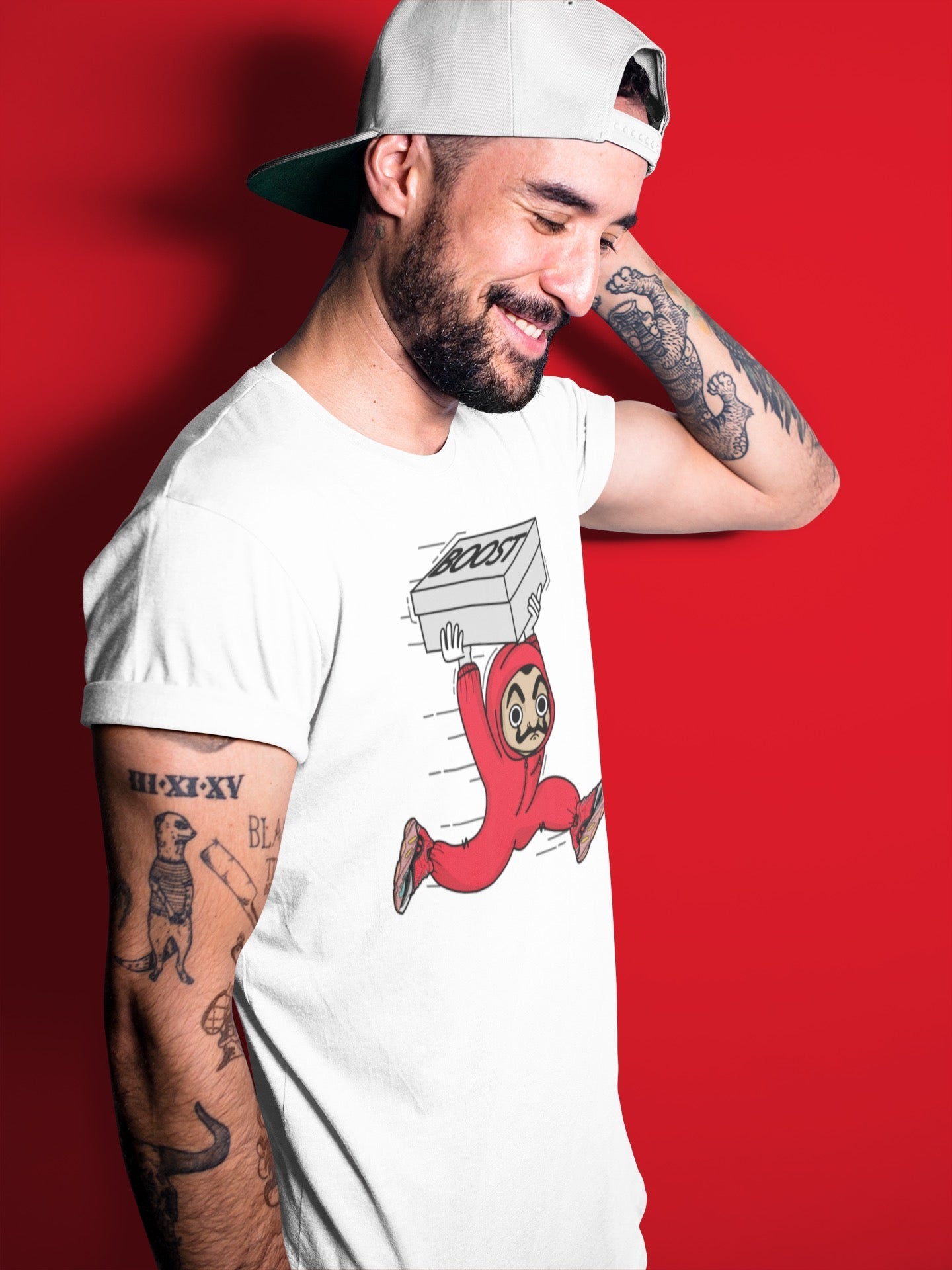 Sneaker Heist Unisex Tops - Yeezy 700 Hi-Res Red