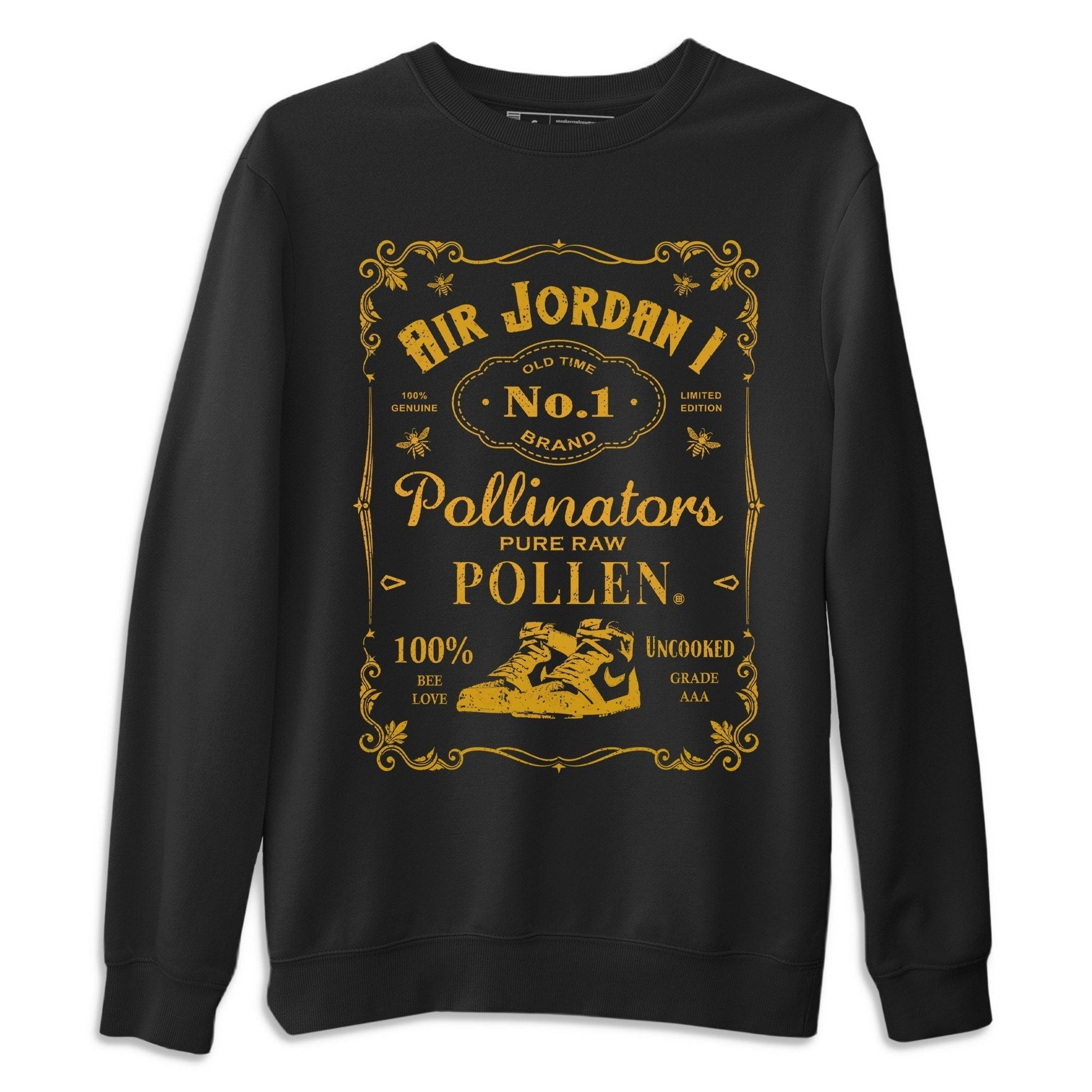 Sneaker Label Unisex Tops - Air Jordan 1 Pollen
