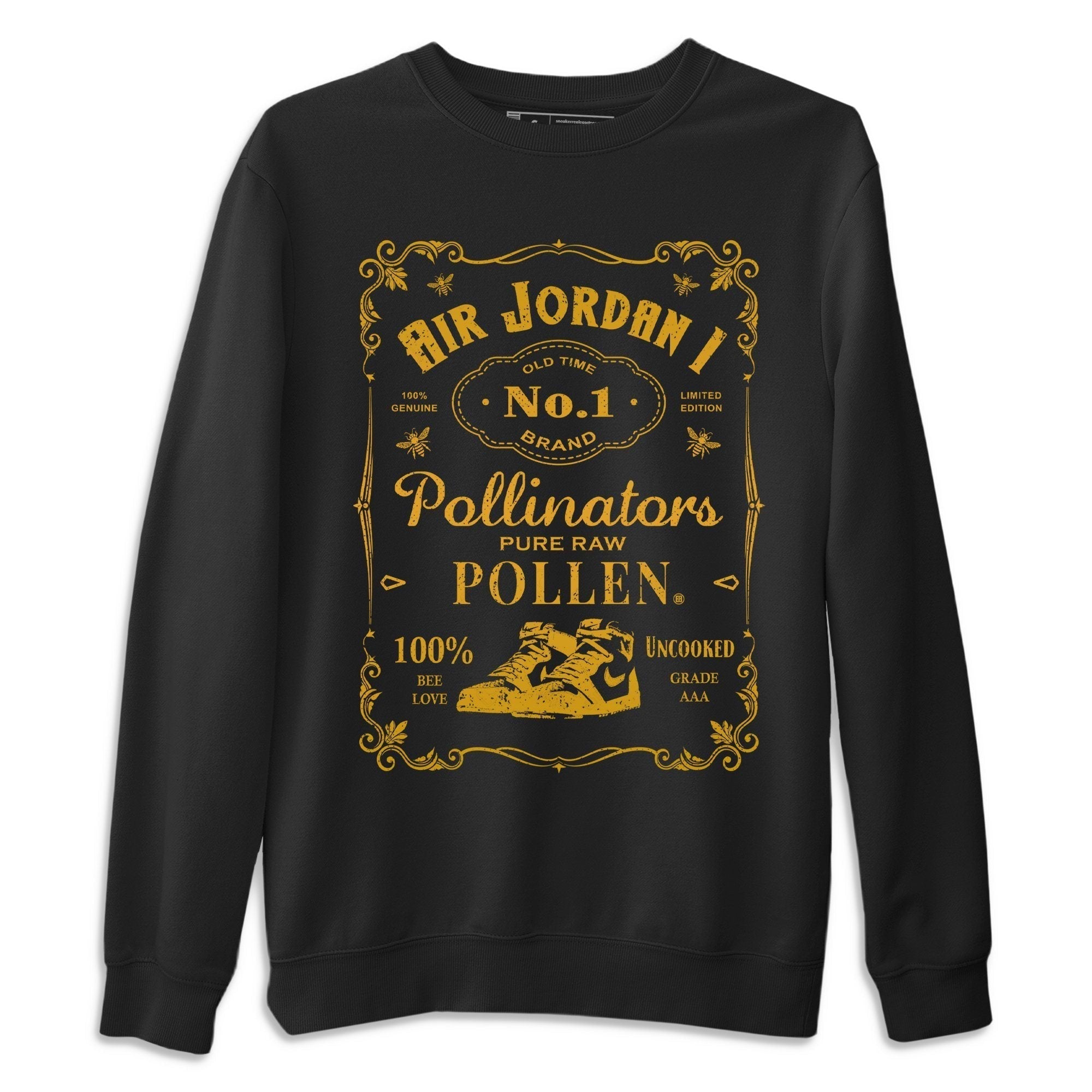 Sneaker Label Unisex Tops - Air Jordan 1 Pollen