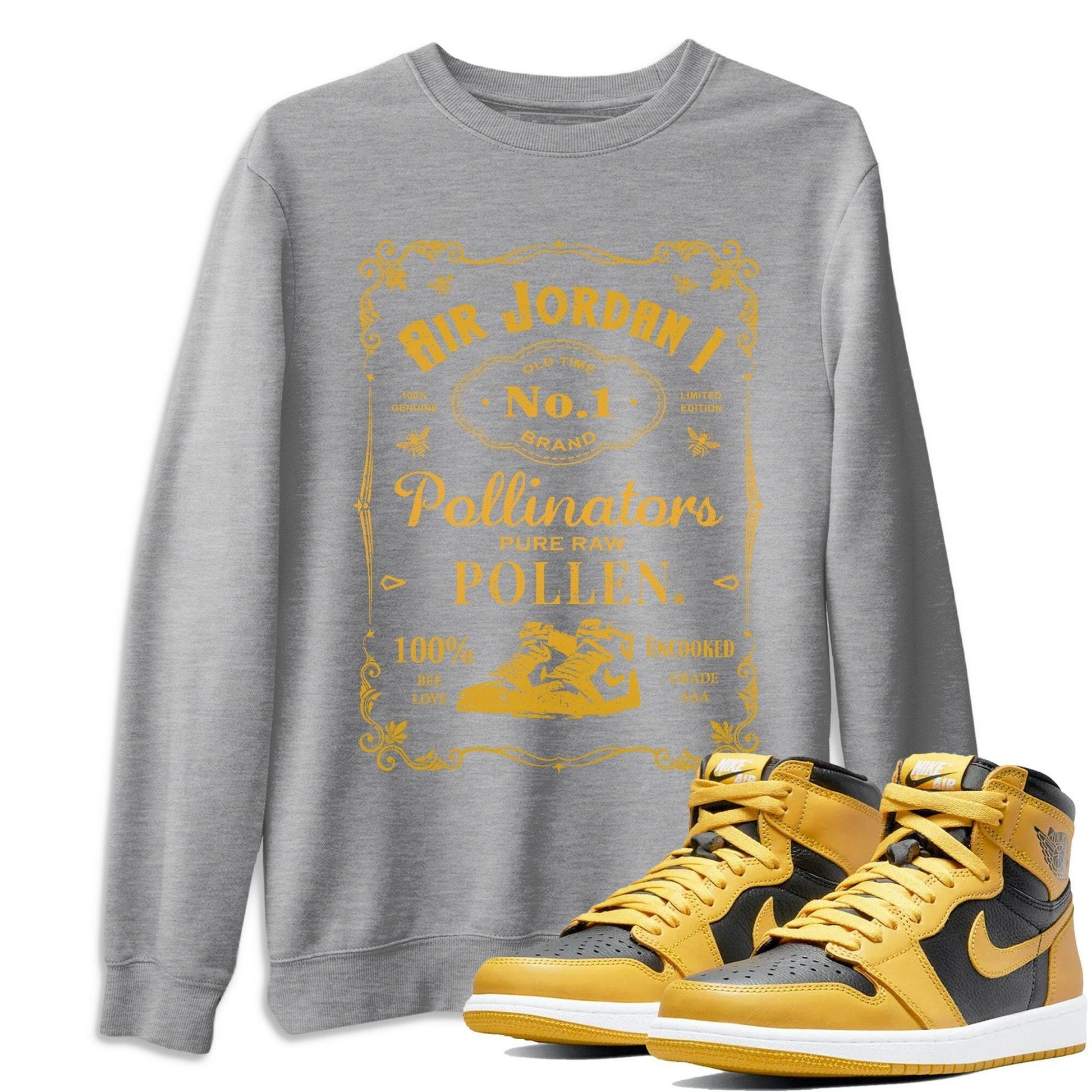 Sneaker Label Unisex Tops - Air Jordan 1 Pollen