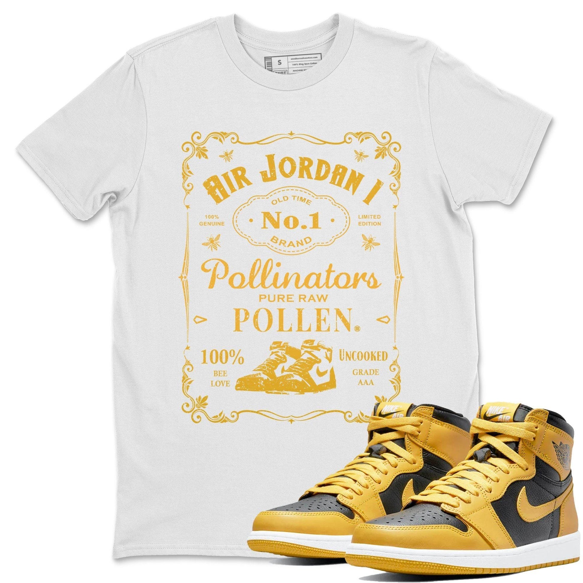 Sneaker Label Unisex Tops - Air Jordan 1 Pollen
