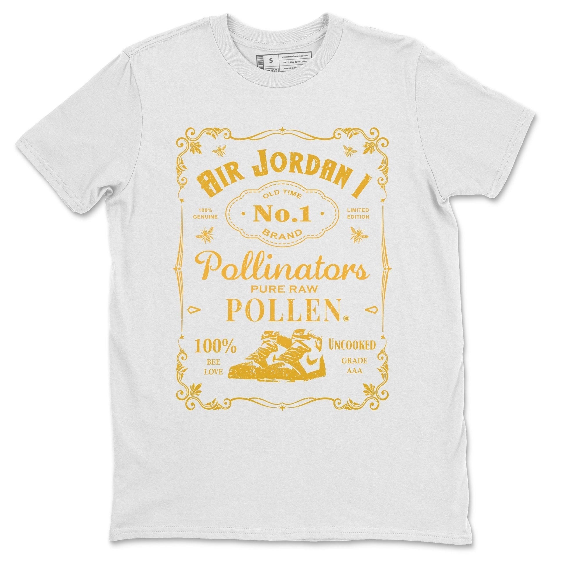 Sneaker Label Unisex Tops - Air Jordan 1 Pollen