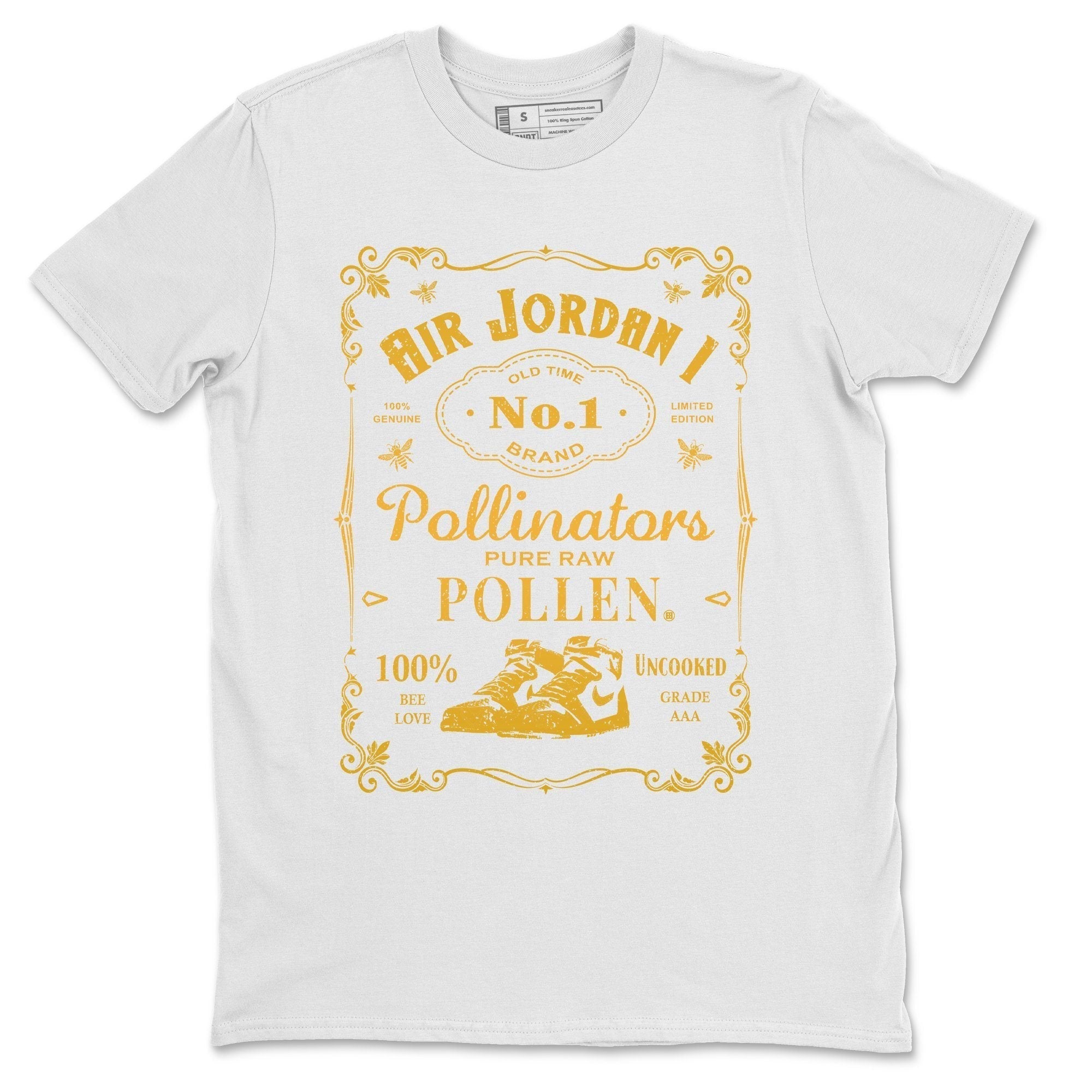 Sneaker Label Unisex Tops - Air Jordan 1 Pollen