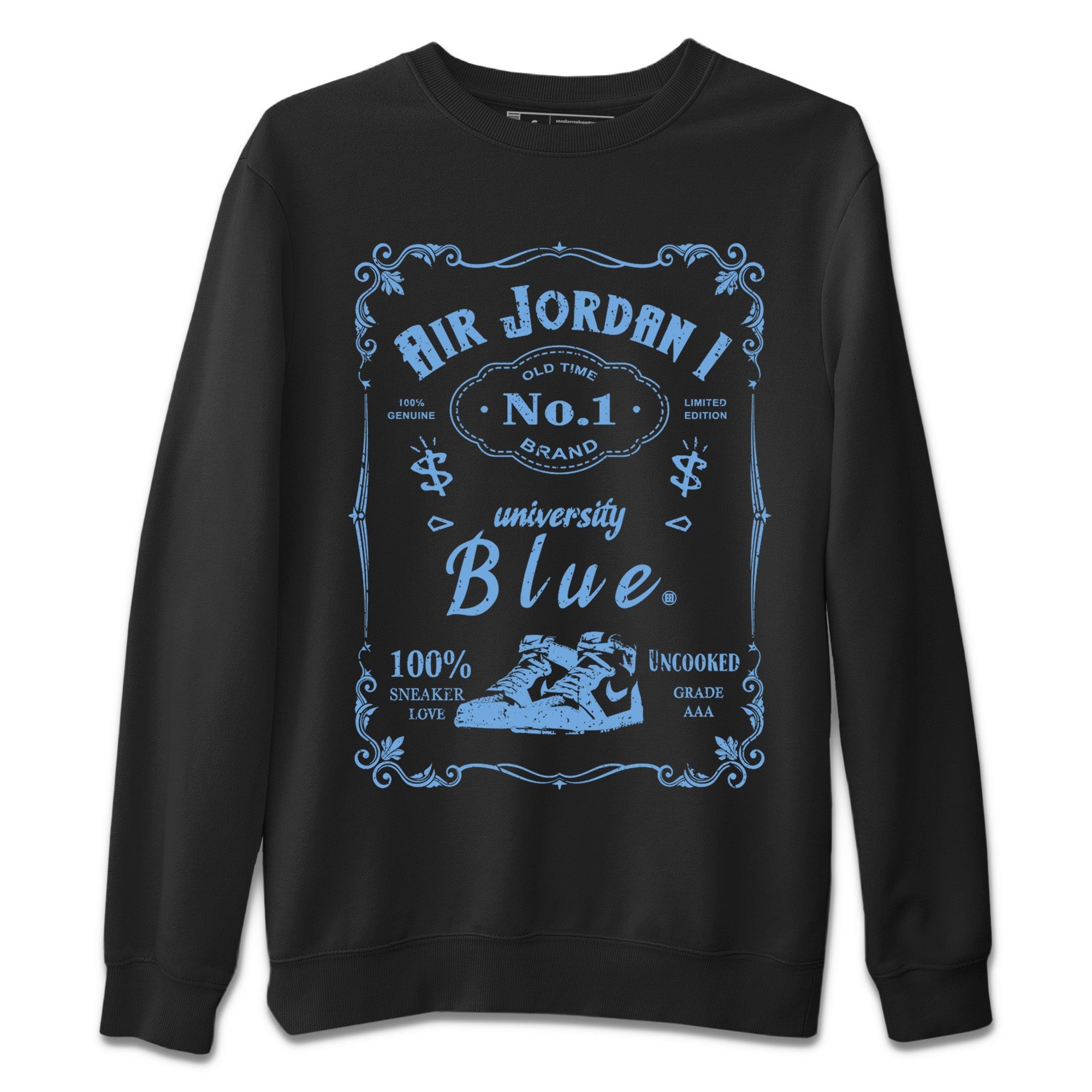 Sneaker Label Unisex Tops - Air Jordan 1 UNC Toe