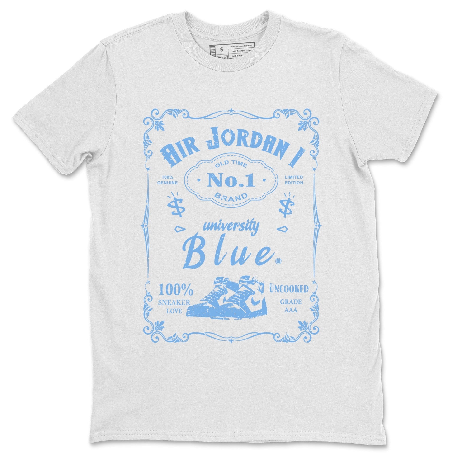 Sneaker Label Unisex Tops - Air Jordan 1 UNC Toe