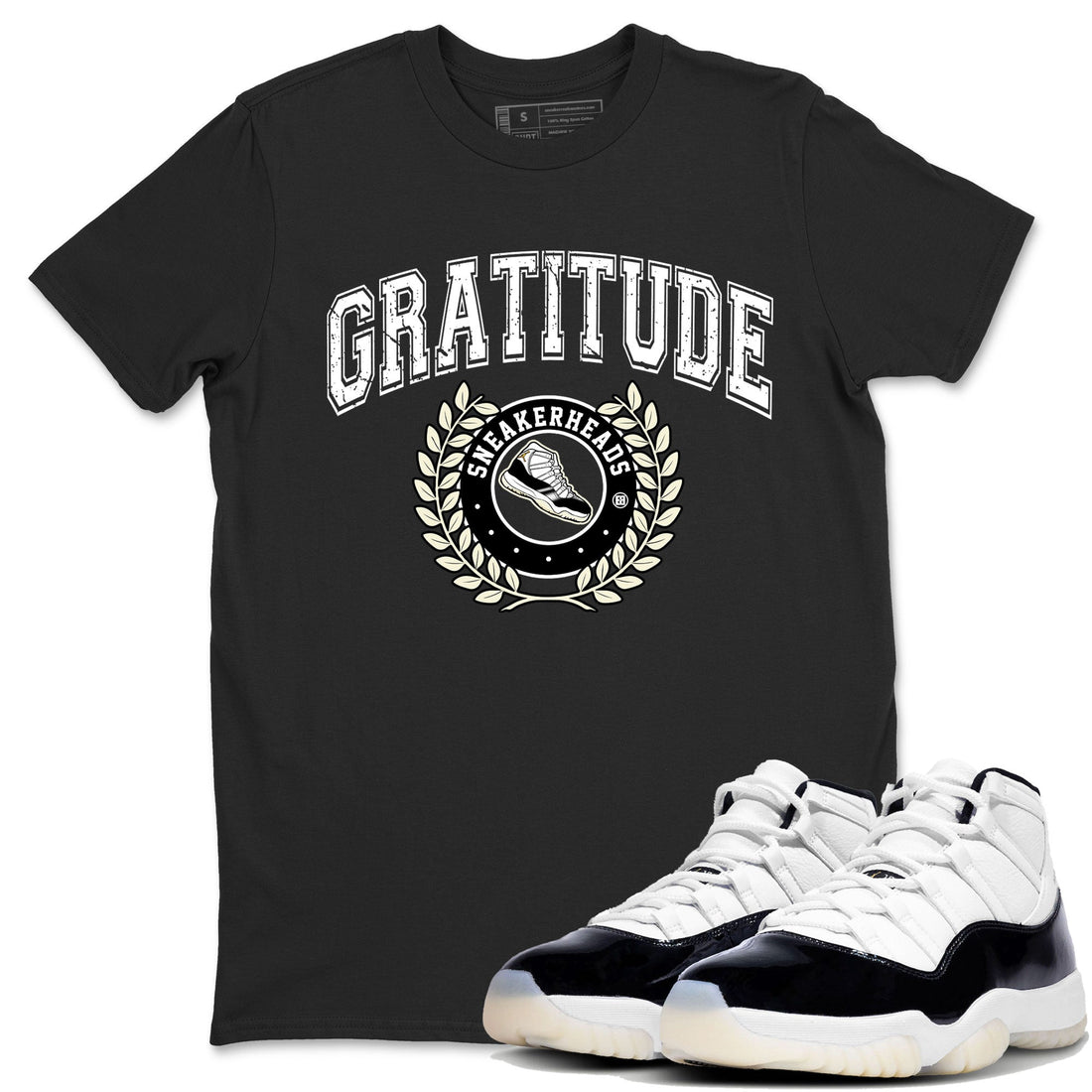 Sneaker Letter Sneaker Tee - Air Jordan 11 Gratitude