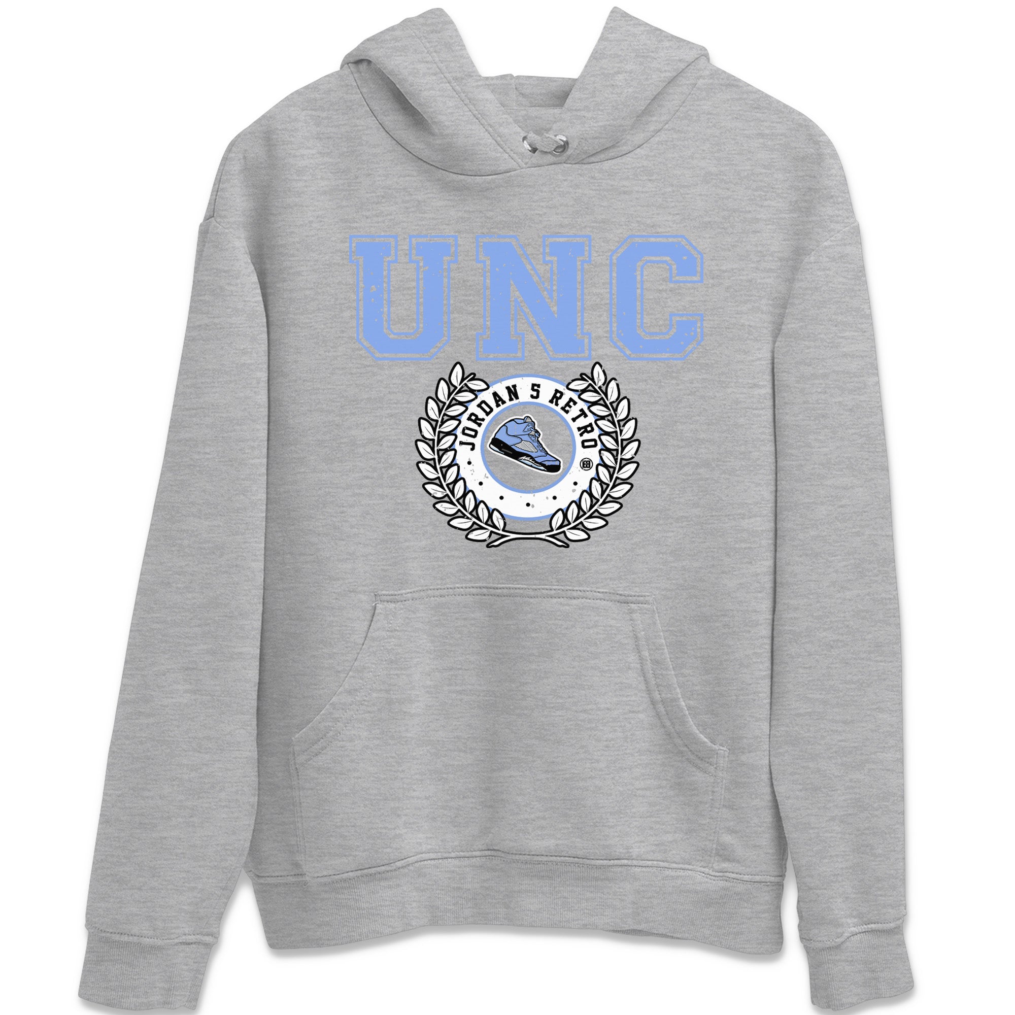 Sneaker Letter Unisex Tops - Air Jordan 5 UNC