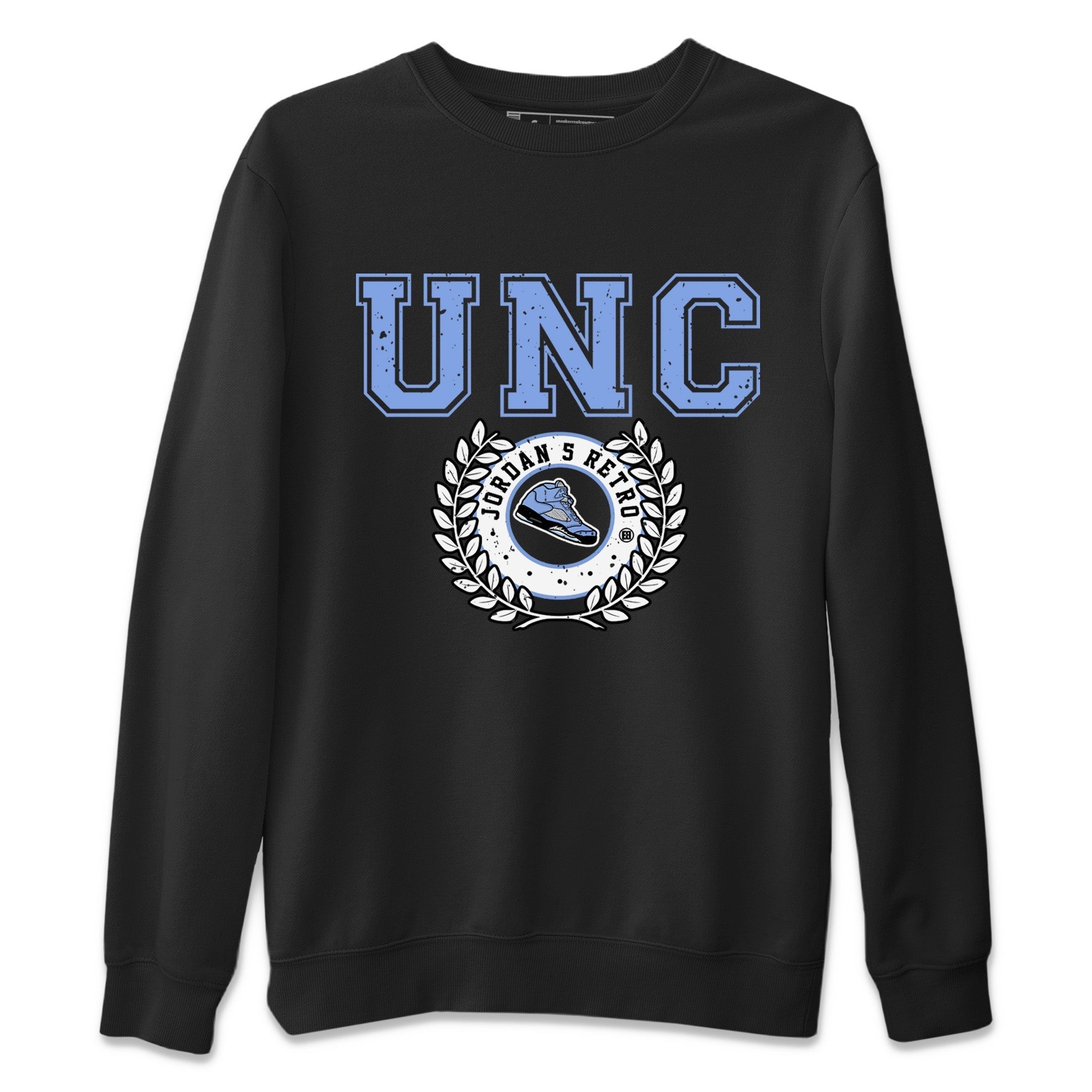 Sneaker Letter Unisex Tops - Air Jordan 5 UNC
