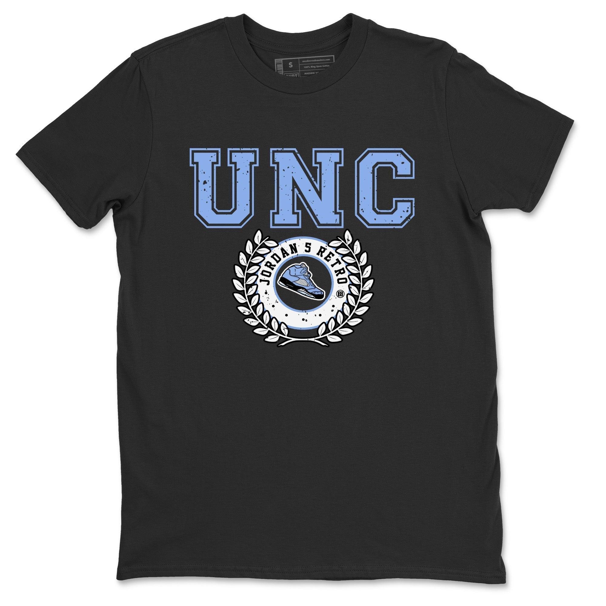 Sneaker Letter Unisex Tops - Air Jordan 5 UNC