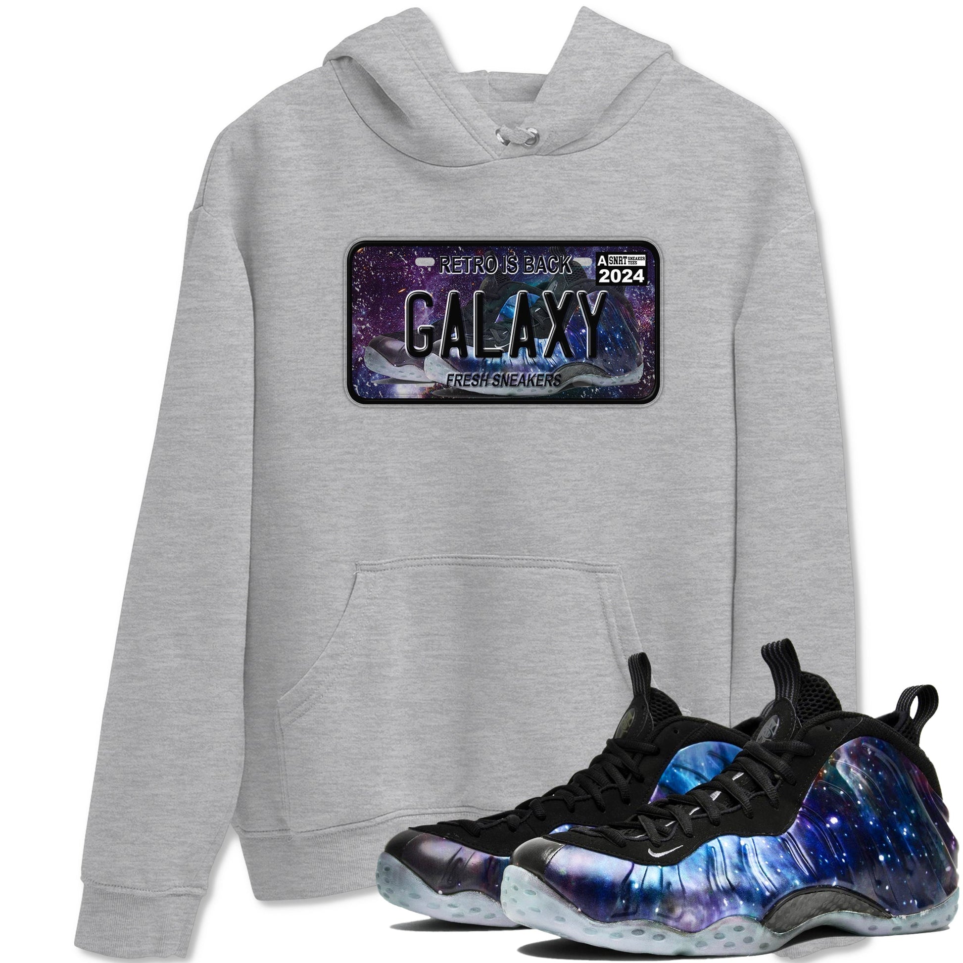Sneaker Plate Sneaker Tees - Air Foamposite One Galaxy