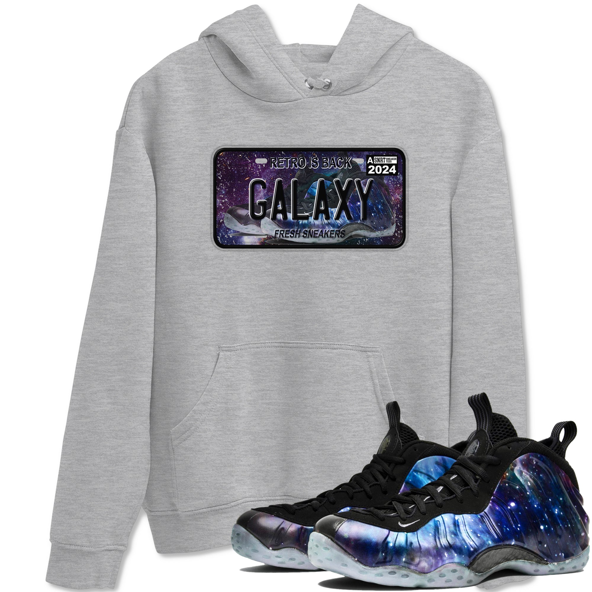 Sneaker Plate Sneaker Tees - Air Foamposite One Galaxy