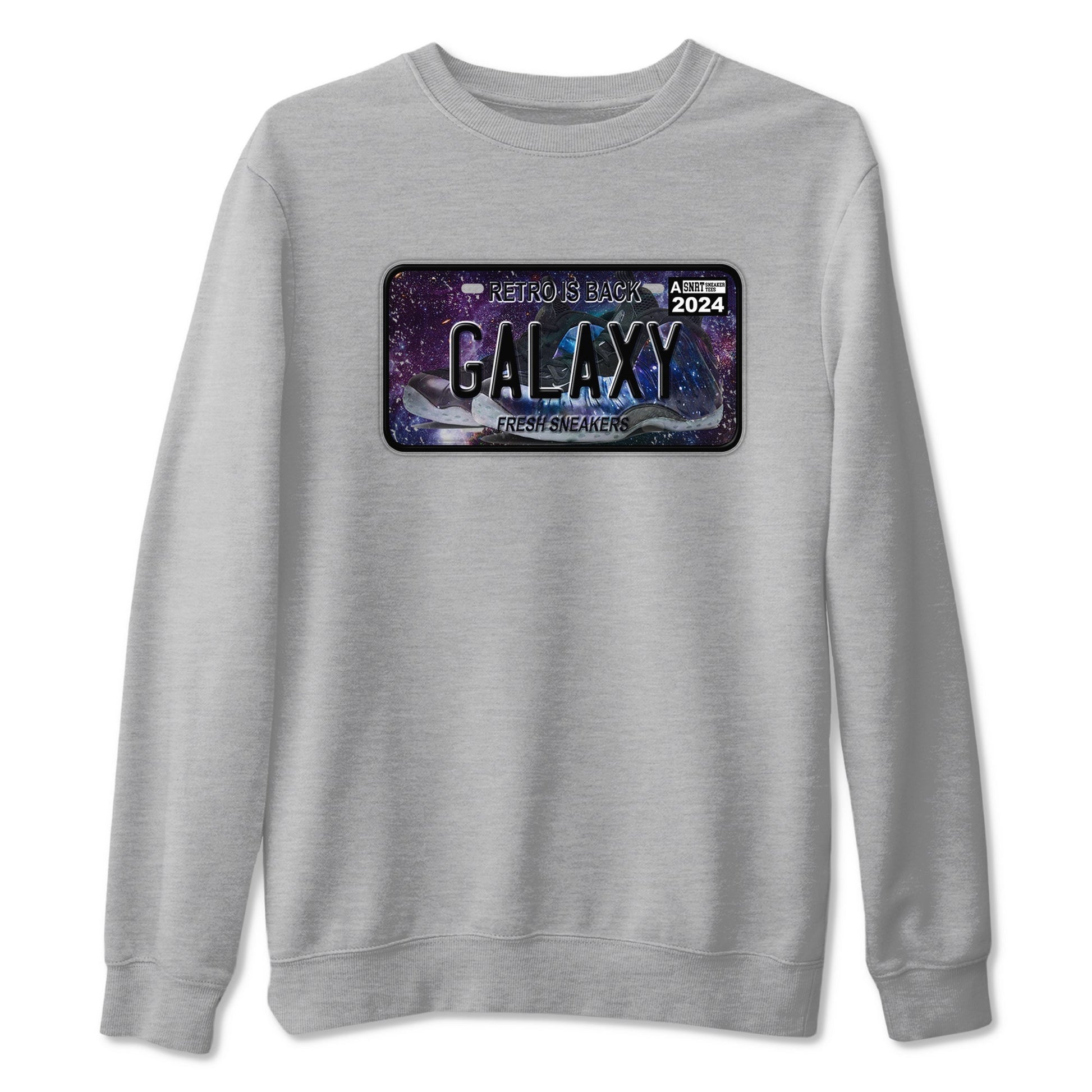 Sneaker Plate Sneaker Tees - Air Foamposite One Galaxy