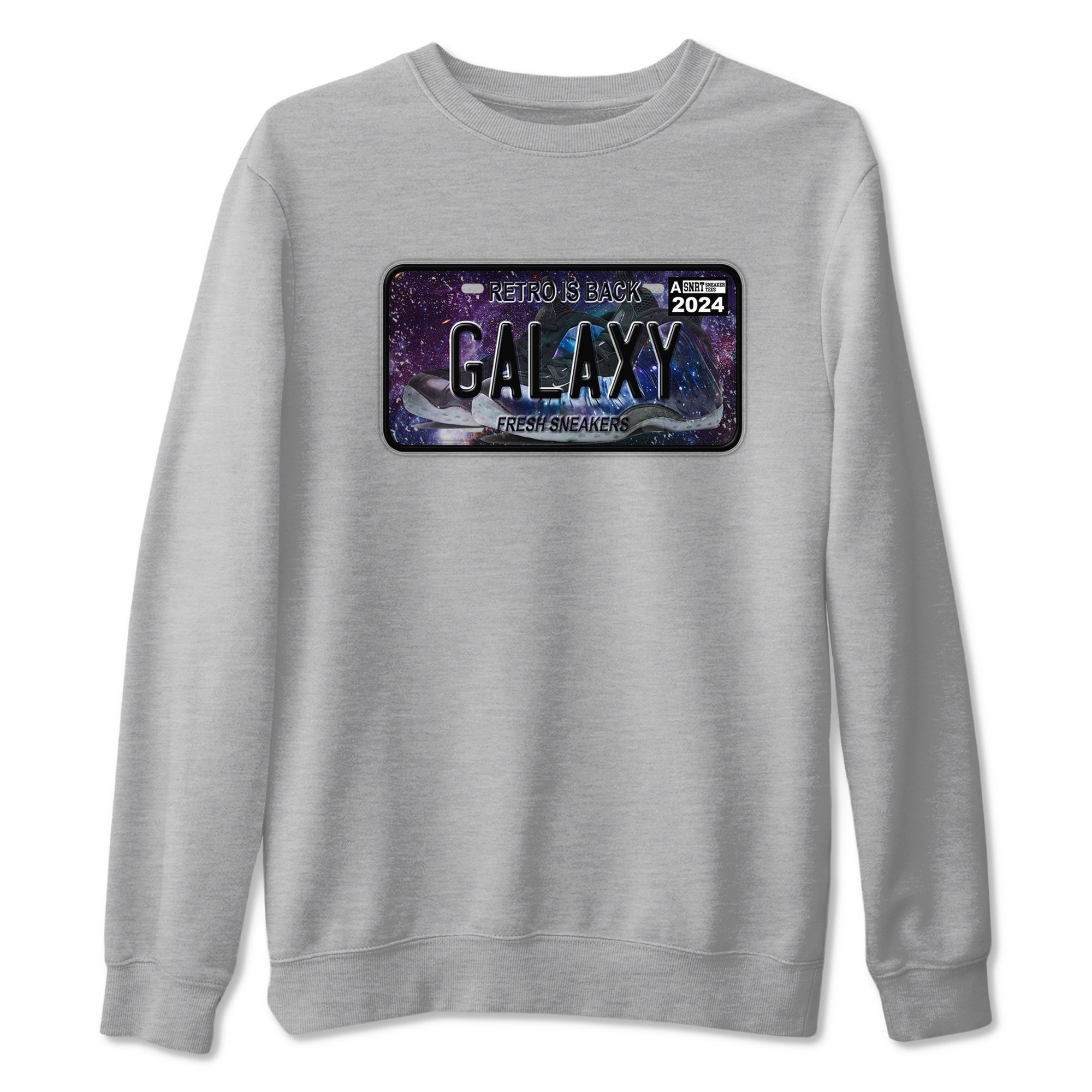 Sneaker Plate Sneaker Tees - Air Foamposite One Galaxy