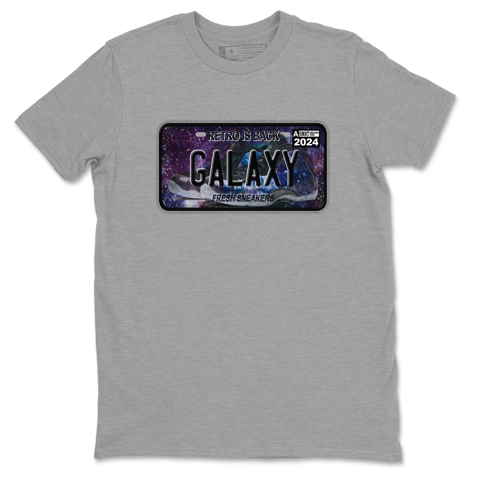 Sneaker Plate Sneaker Tees - Air Foamposite One Galaxy