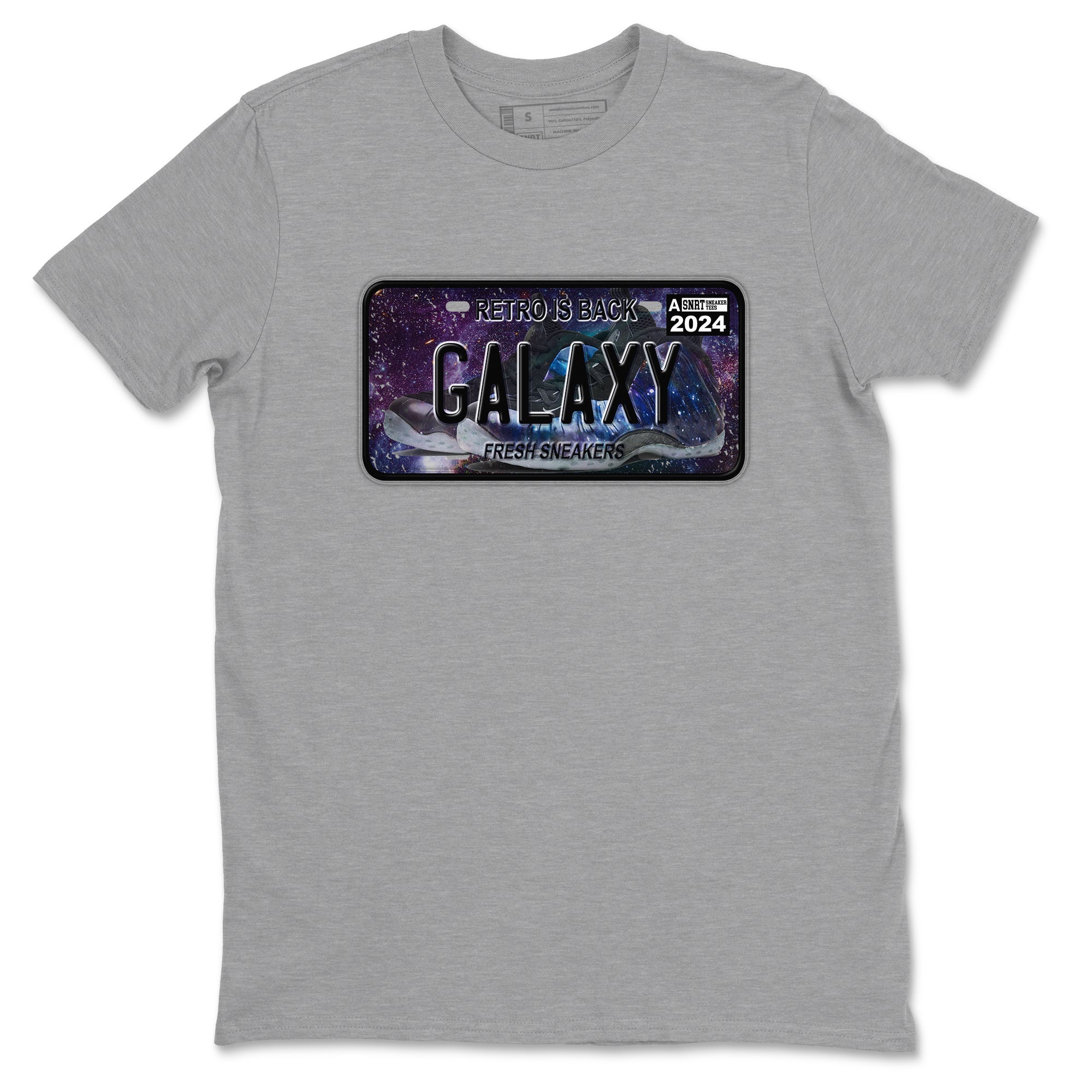 Sneaker Plate Sneaker Tees - Air Foamposite One Galaxy