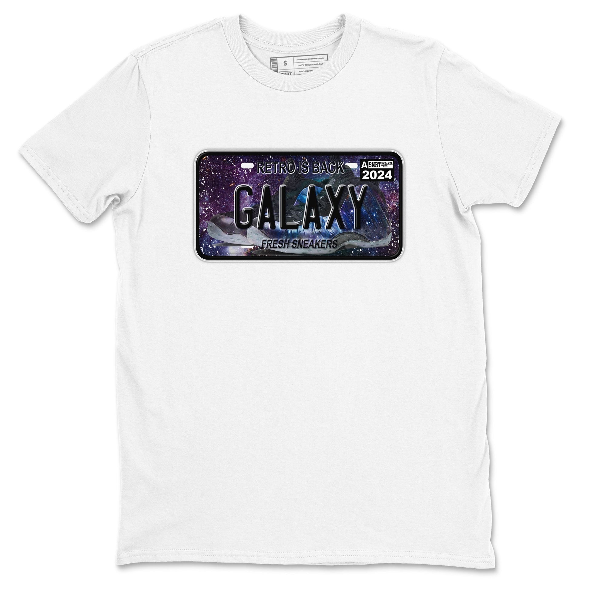 Sneaker Plate Sneaker Tees - Air Foamposite One Galaxy