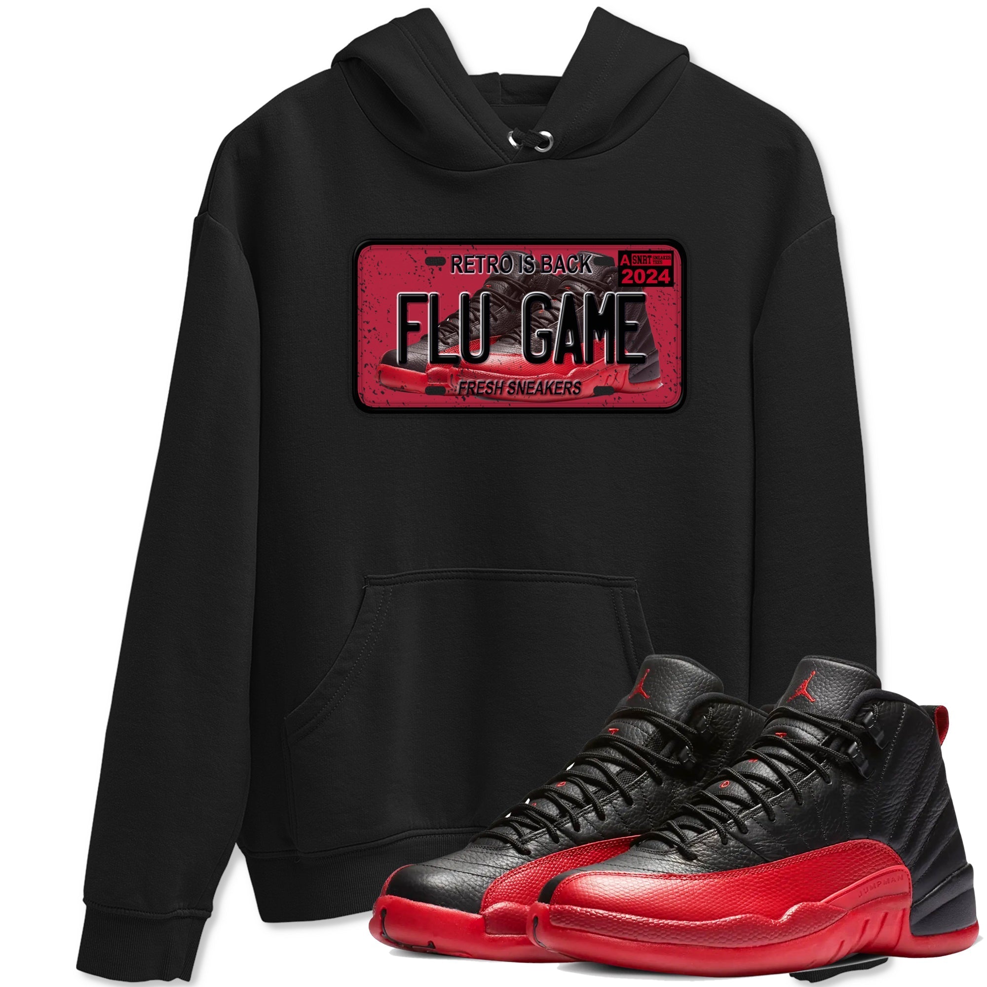 Sneaker Plate Sneaker Tees - Air Jordan 12 Flu Game