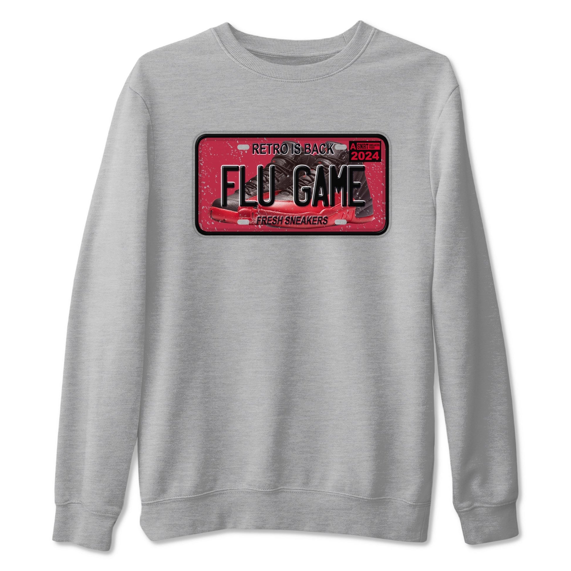 Sneaker Plate Sneaker Tees - Air Jordan 12 Flu Game