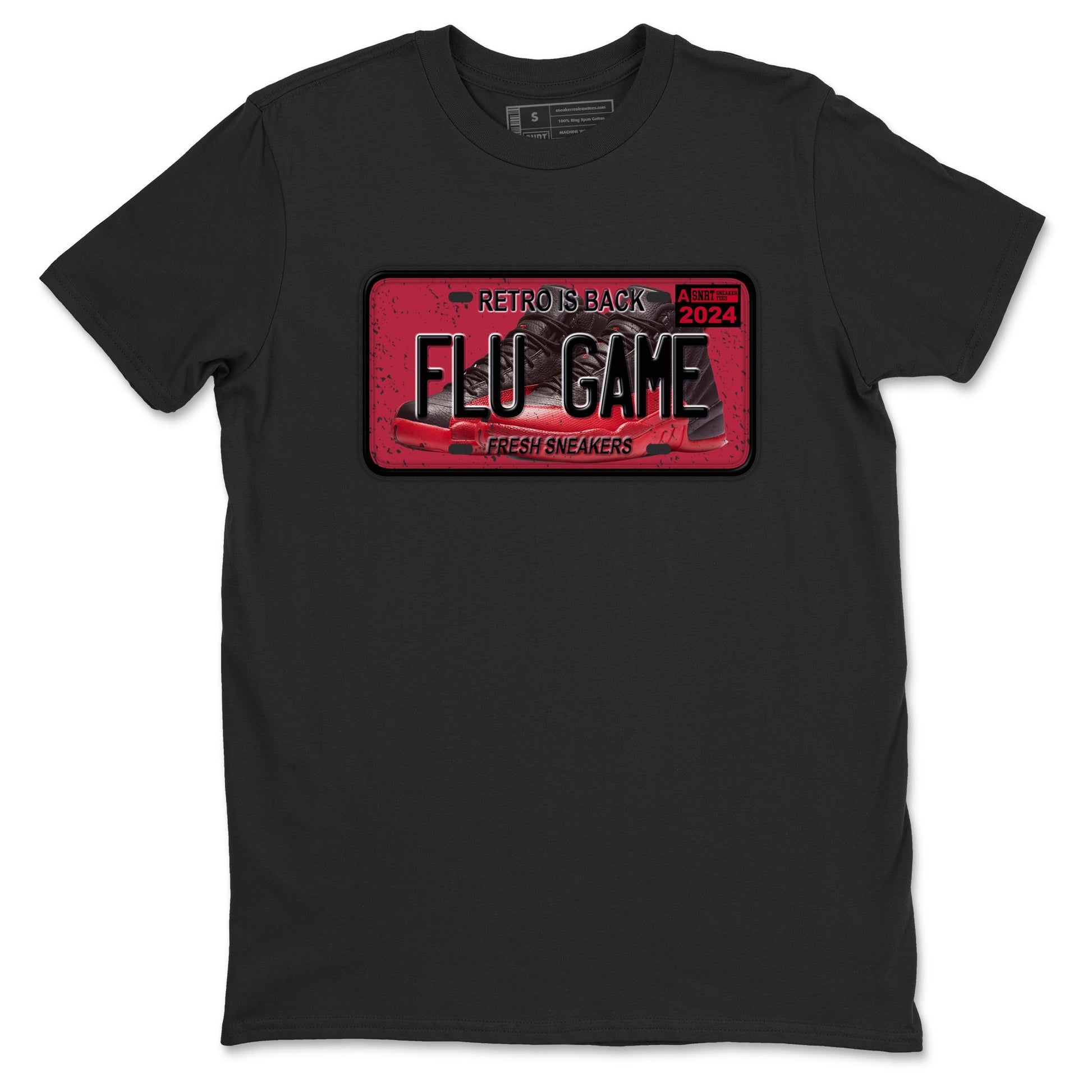 Sneaker Plate Sneaker Tees - Air Jordan 12 Flu Game