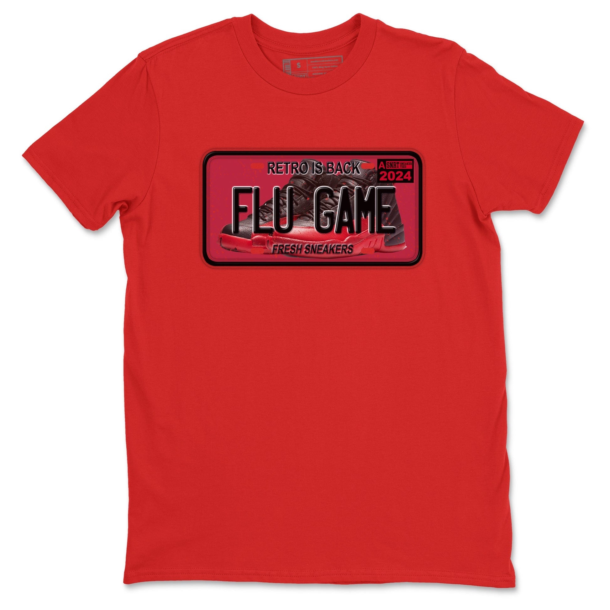 Sneaker Plate Sneaker Tees - Air Jordan 12 Flu Game