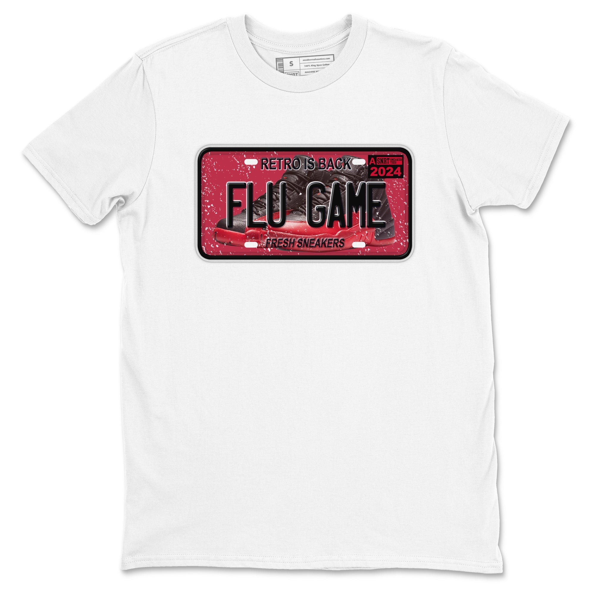 Sneaker Plate Sneaker Tees - Air Jordan 12 Flu Game