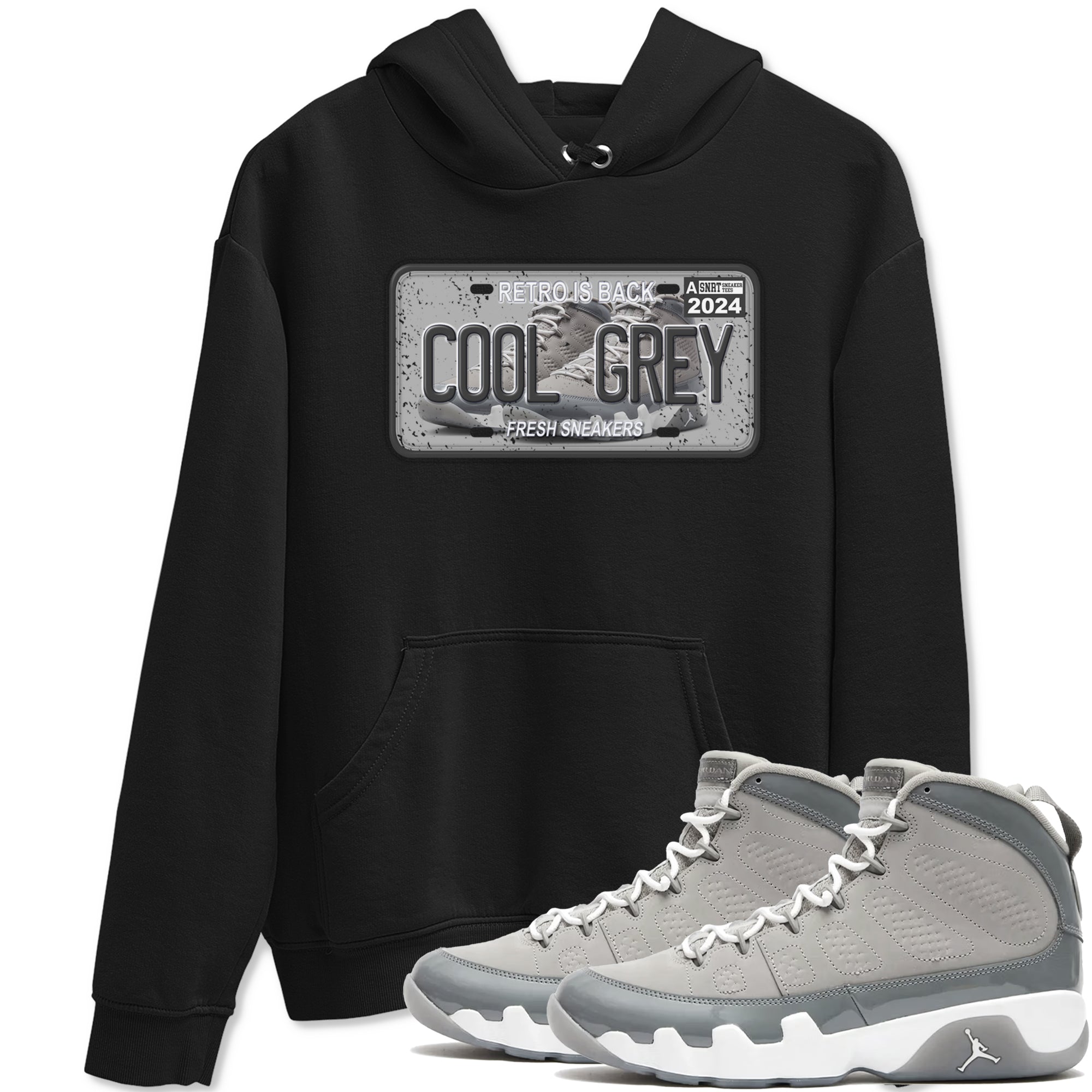 Sneaker Plate Sneaker Tees - Air Jordan 9 Cool Grey