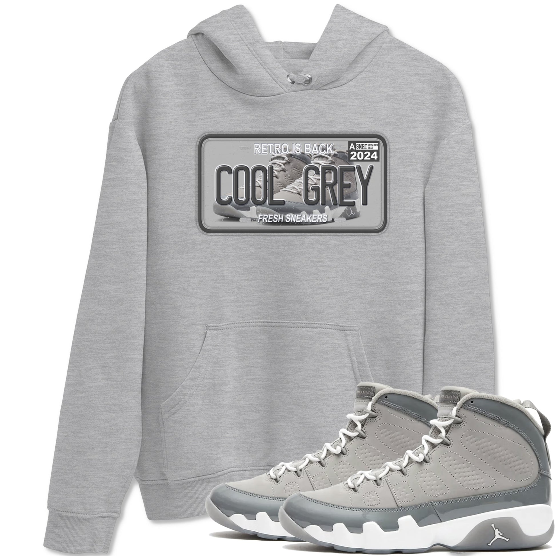 Sneaker Plate Sneaker Tees - Air Jordan 9 Cool Grey