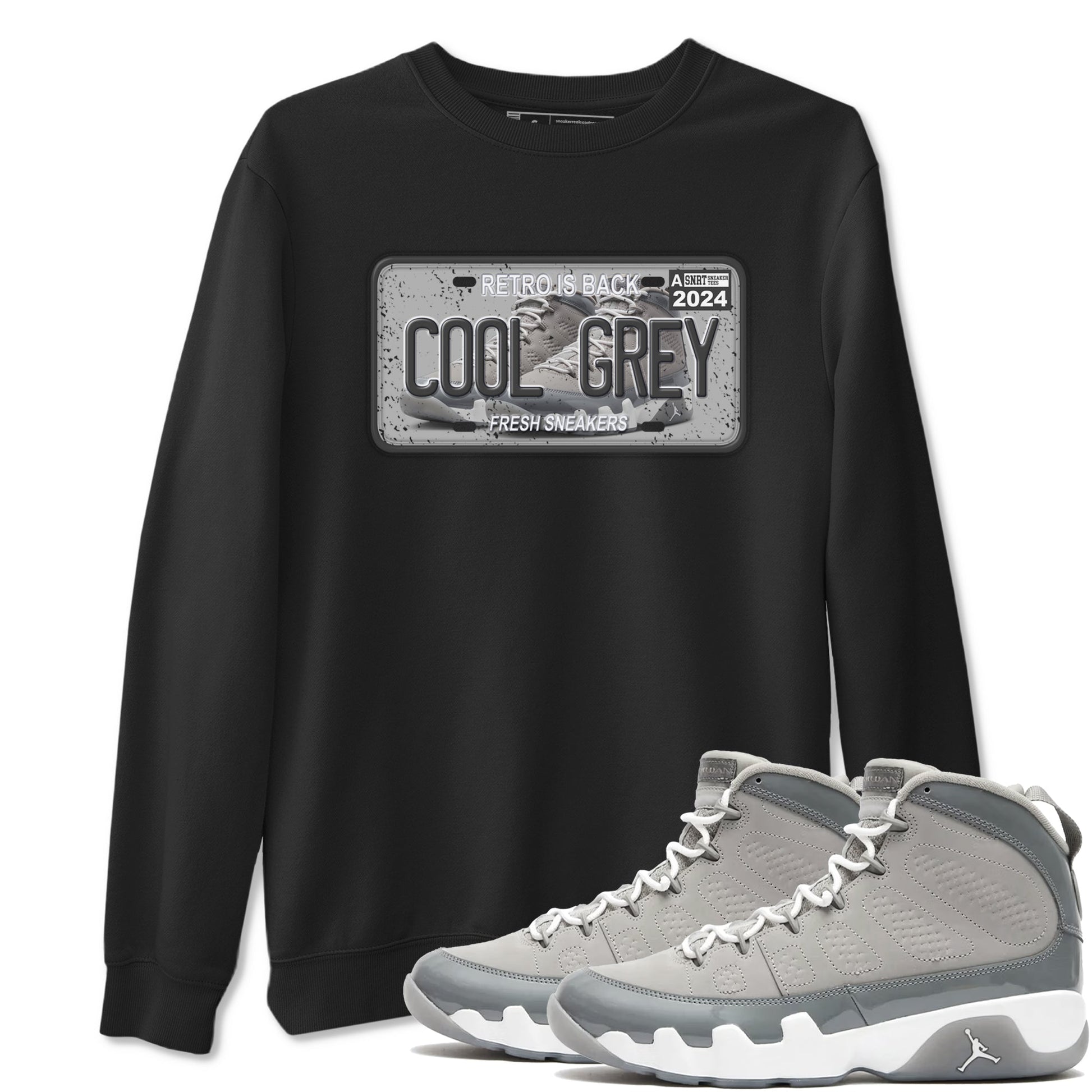 Sneaker Plate Sneaker Tees - Air Jordan 9 Cool Grey
