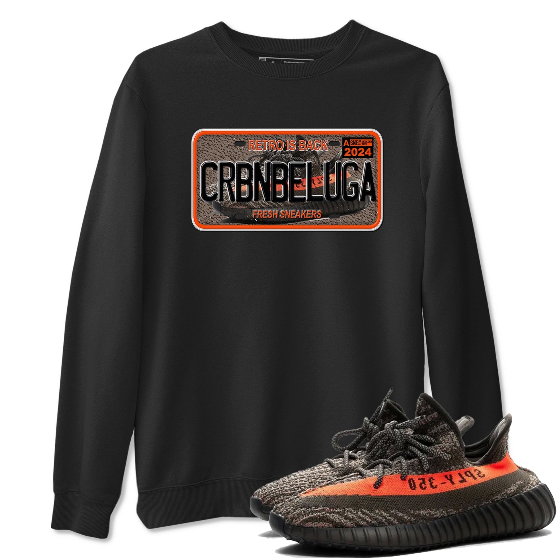 Sneaker Plate Sneaker Tees - Yeezy 350 Carbon Beluga