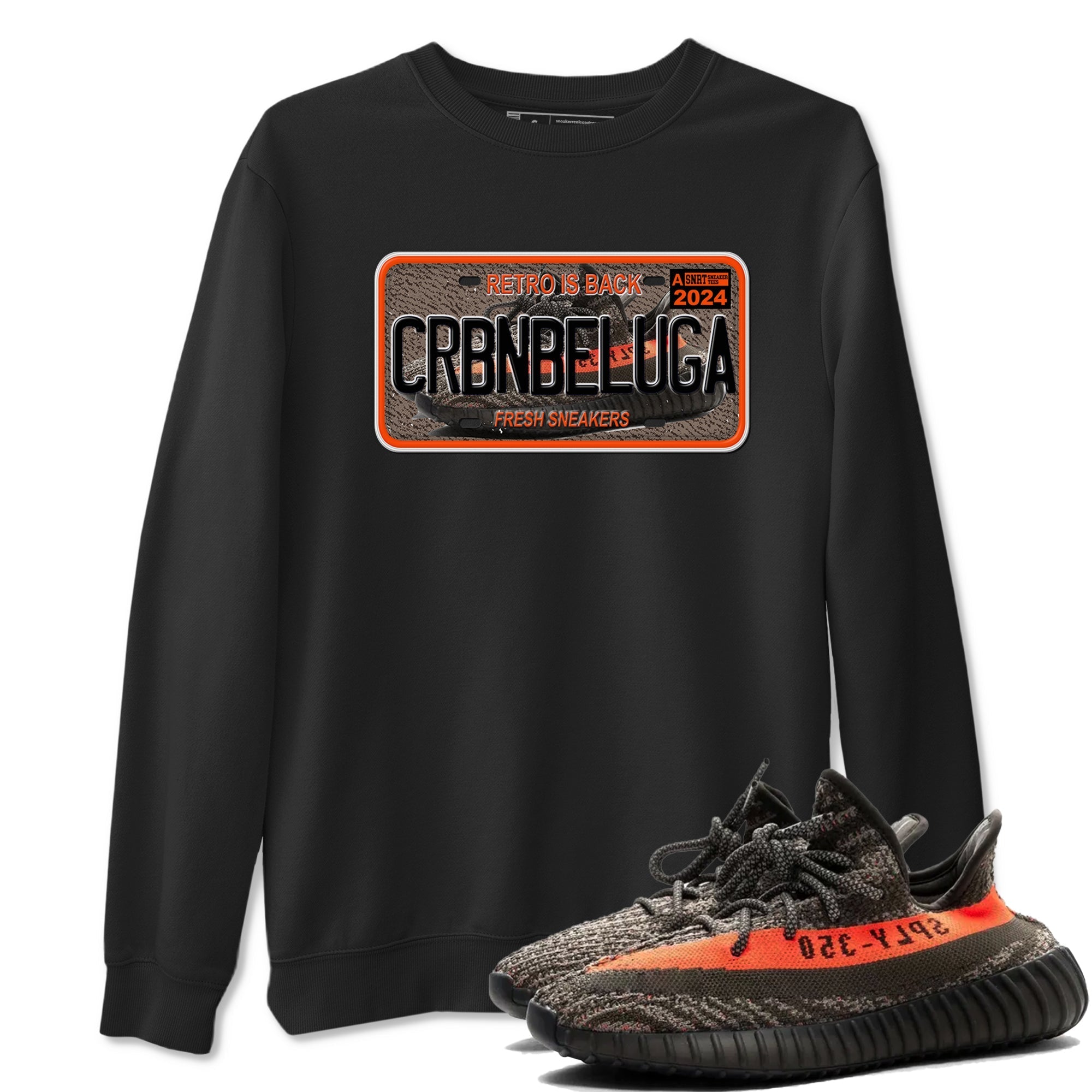 Sneaker Plate Sneaker Tees - Yeezy 350 Carbon Beluga