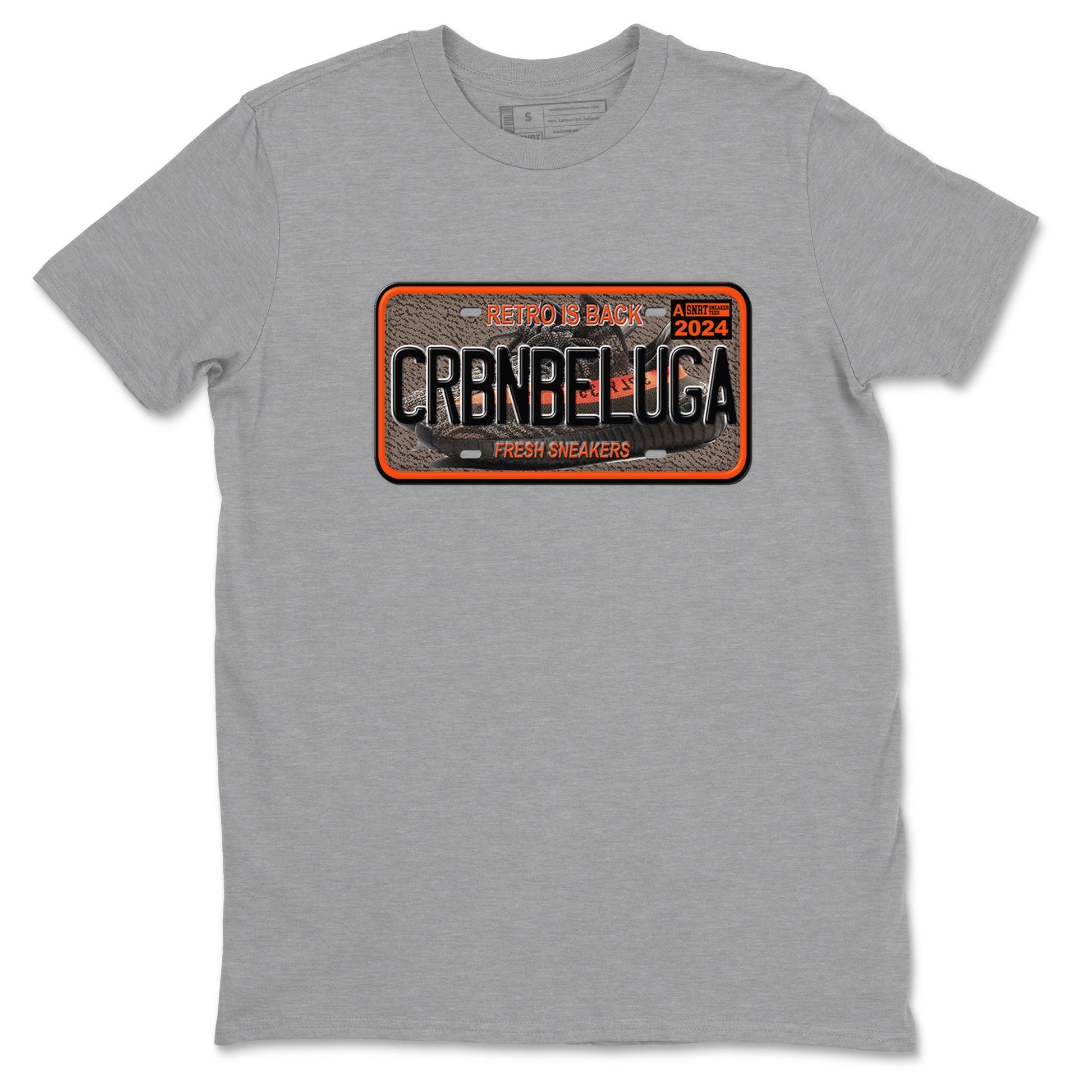 Sneaker Plate Sneaker Tees - Yeezy 350 Carbon Beluga