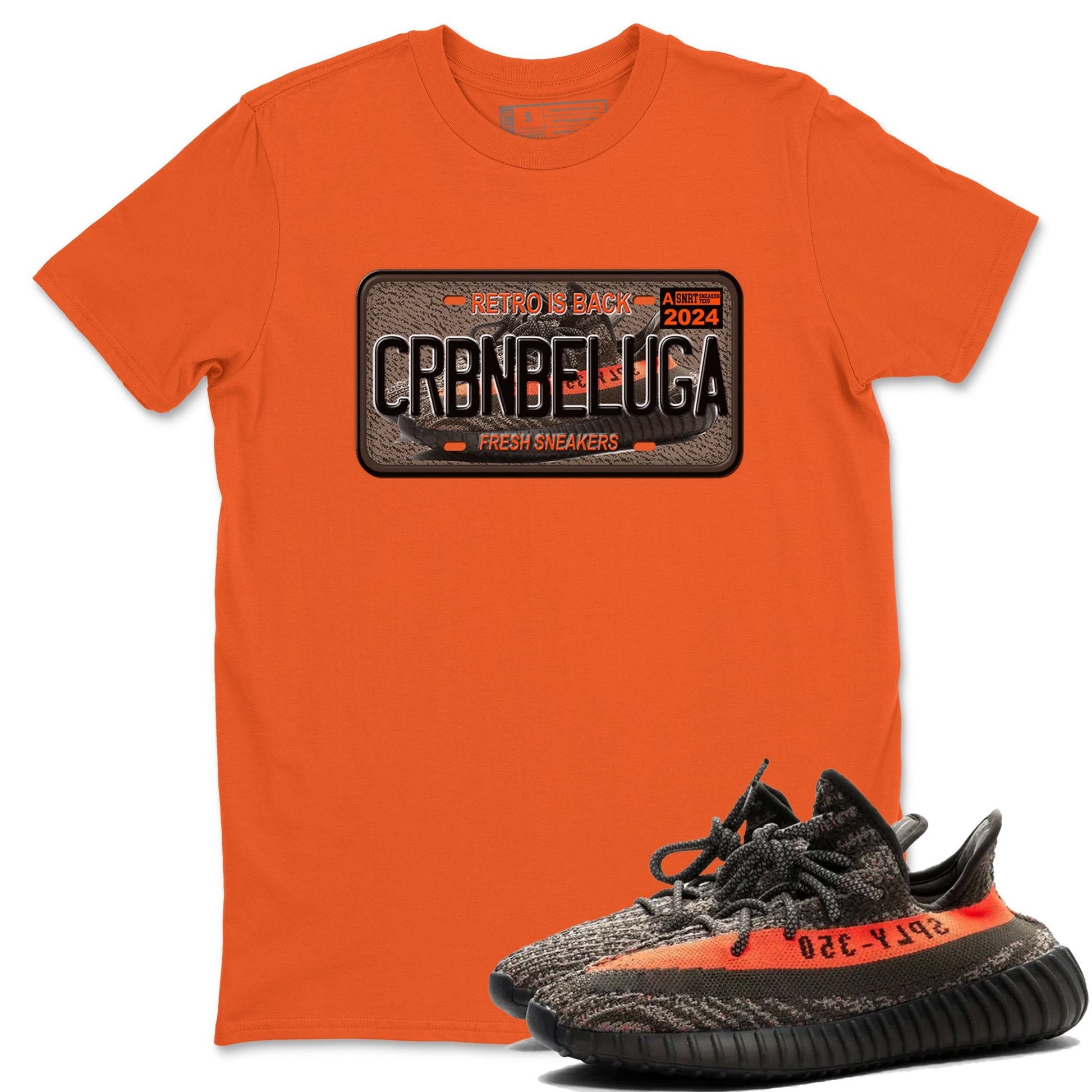 Sneaker Plate Sneaker Tees - Yeezy 350 Carbon Beluga