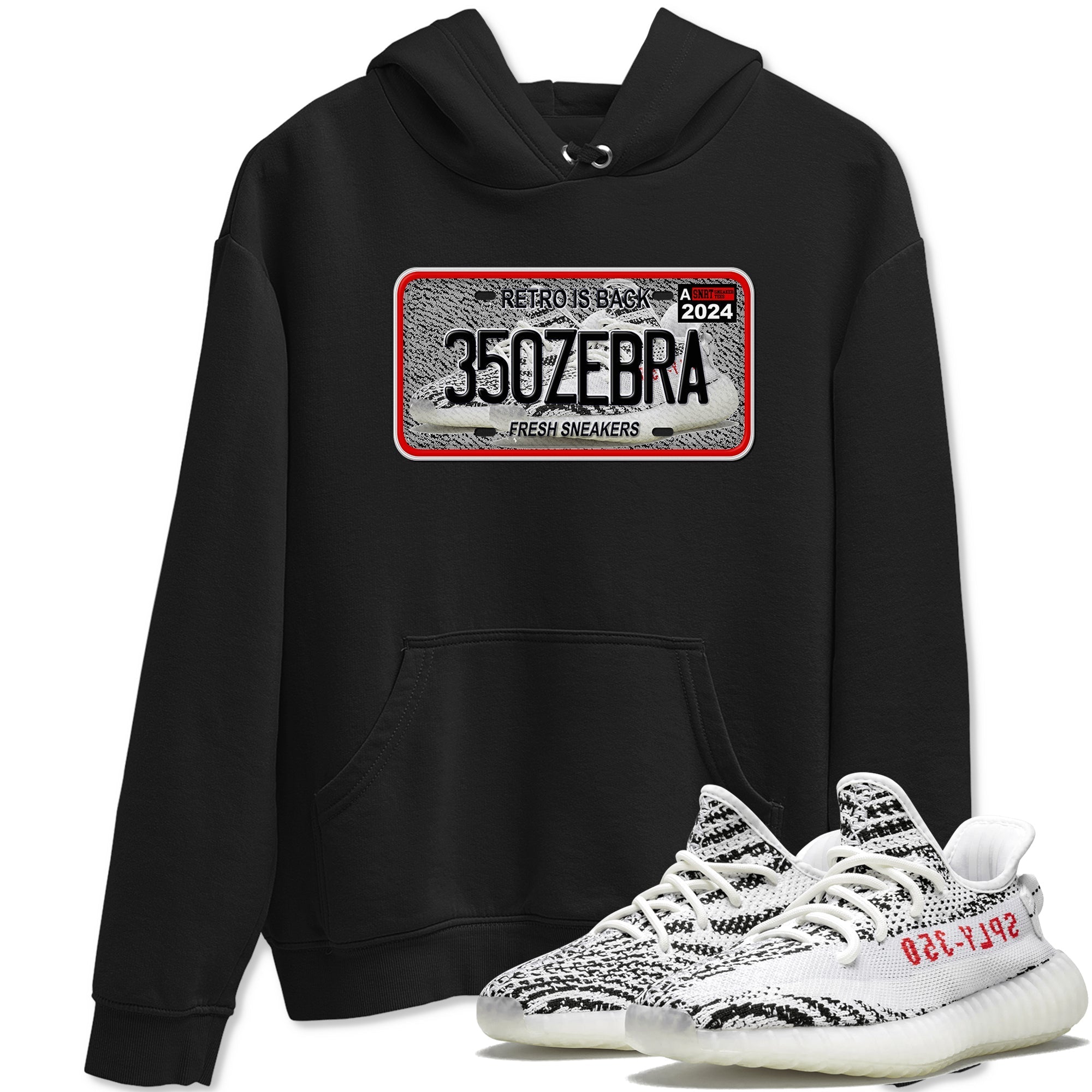 Sneaker Plate Sneaker Tees - Yeezy 350 Zebra