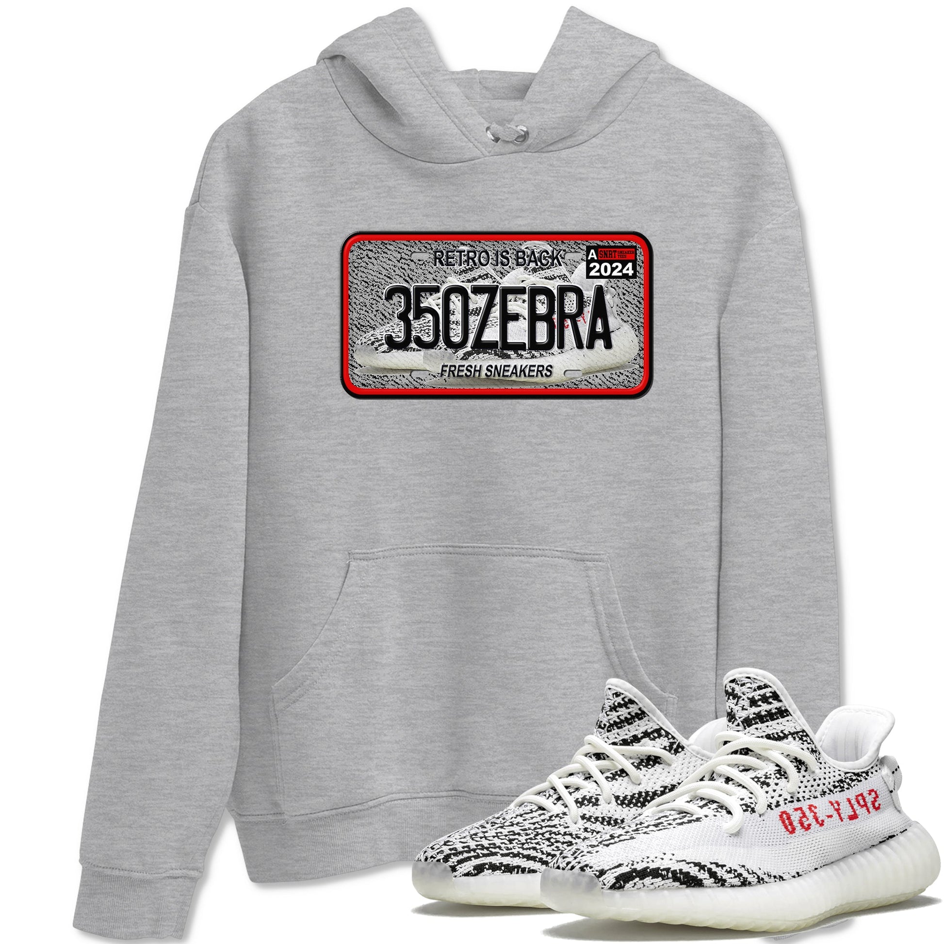 Sneaker Plate Sneaker Tees - Yeezy 350 Zebra