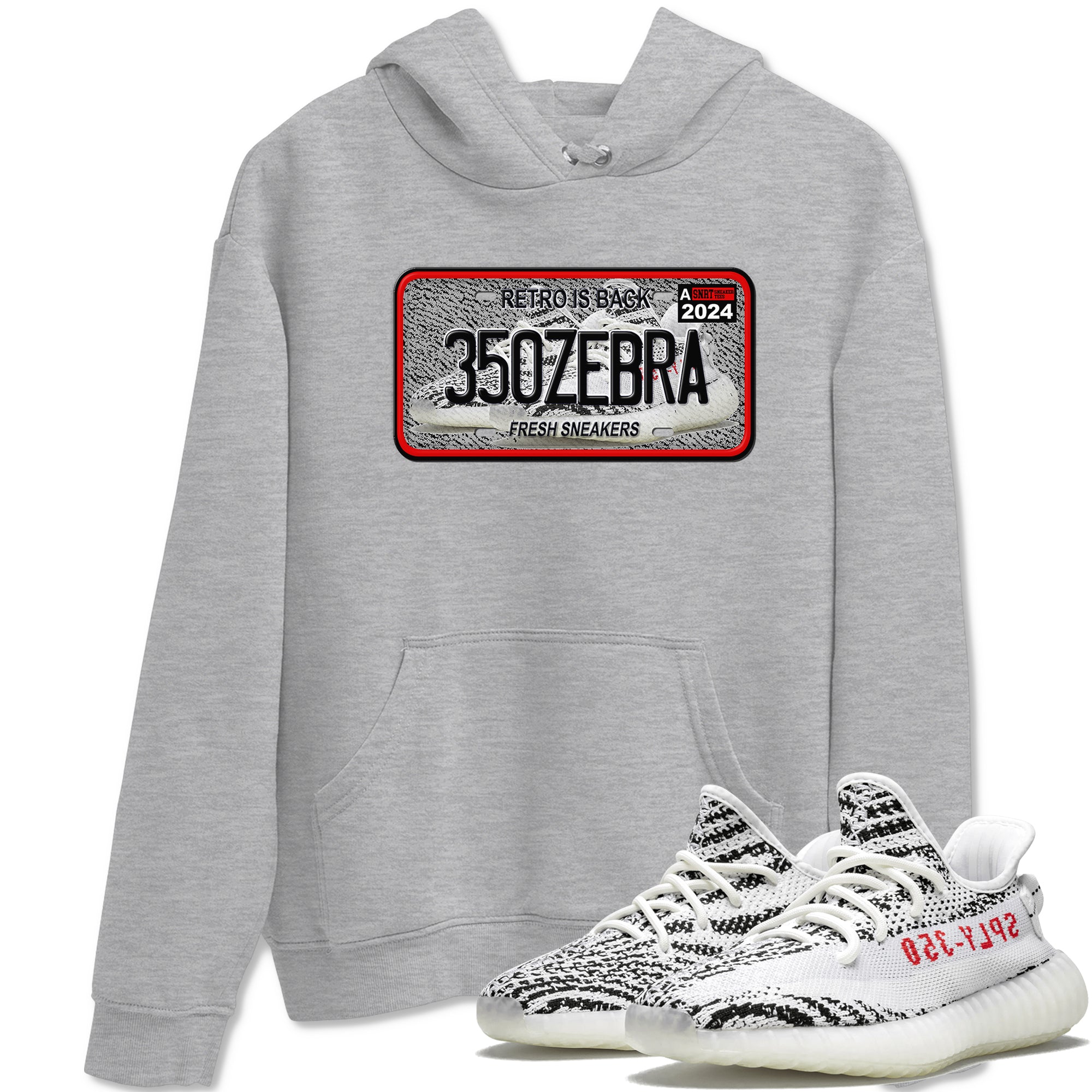 Sneaker Plate Sneaker Tees - Yeezy 350 Zebra
